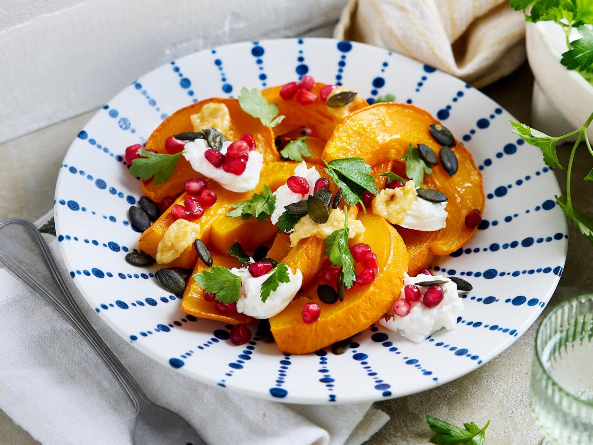 Ofenkürbis-Caprese