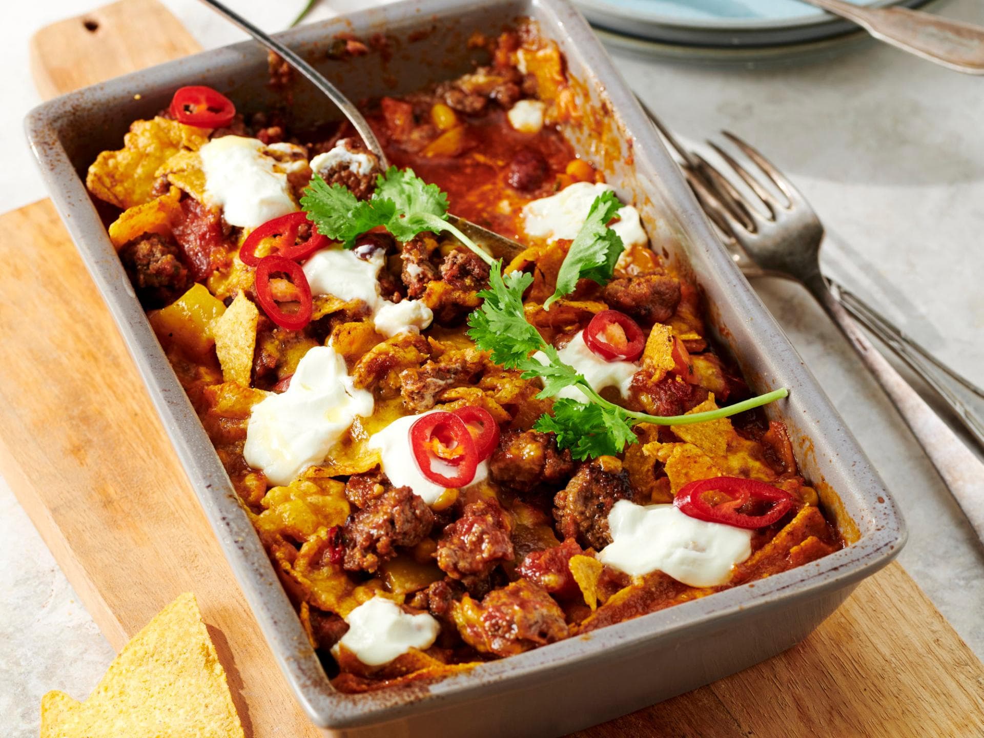 Mexikanischer Hack-Auflauf 