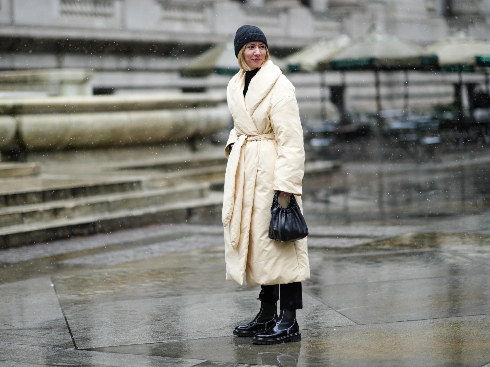 Weihnachtsmarkt-Outfit Streetstyle 