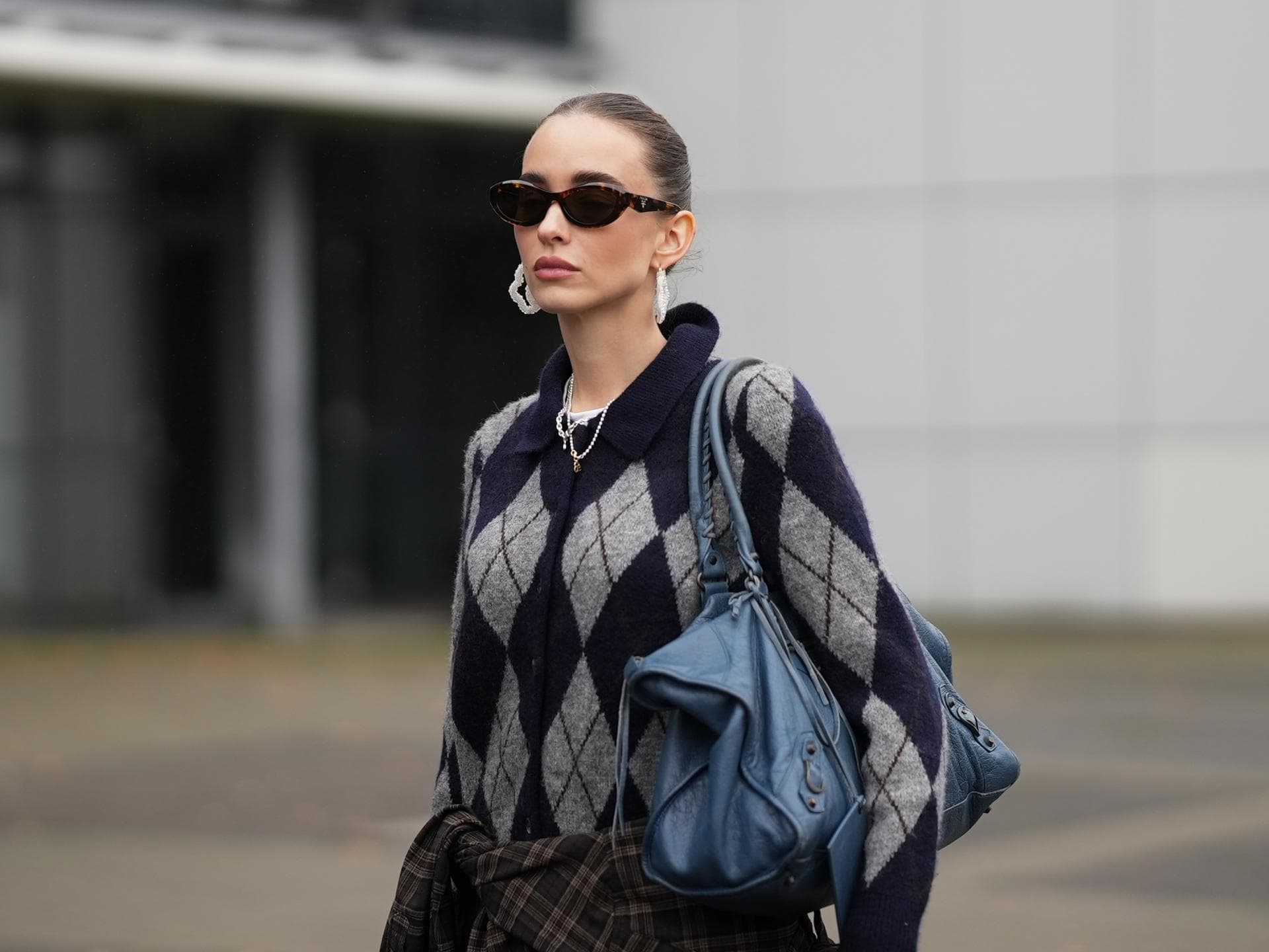 (Argyle): Argyle-Muster Streetstyle