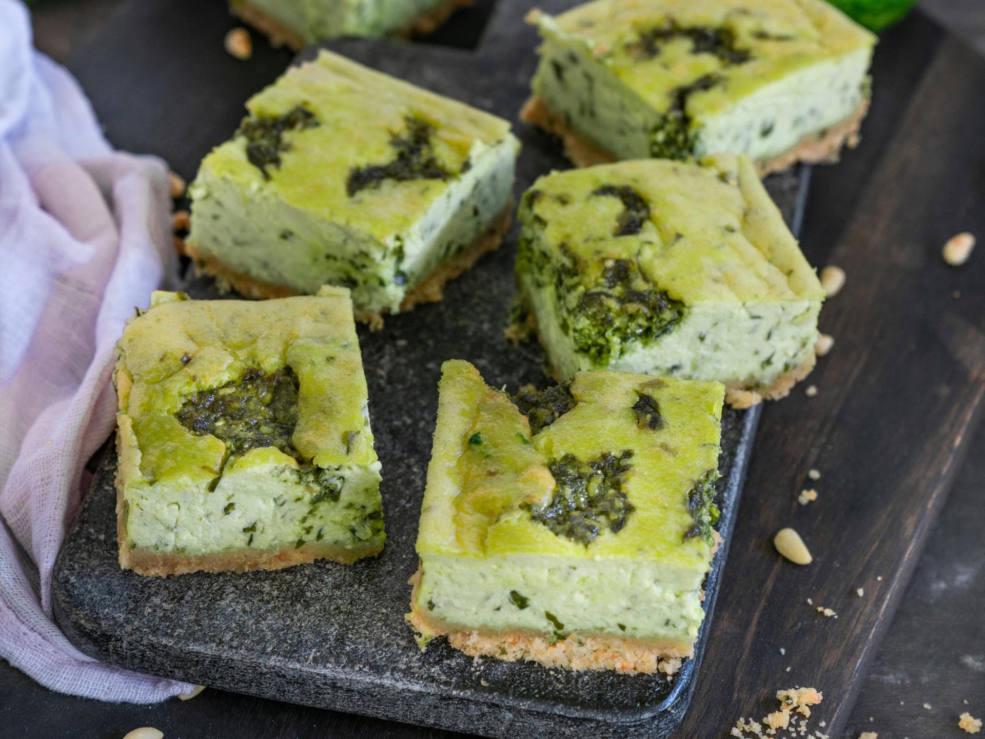 Cheesecake-Würfel Cheesecake-Würfel