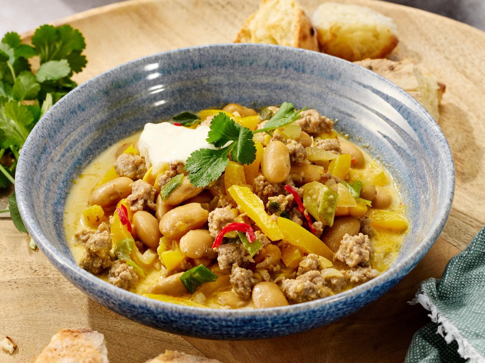 Chili con carne bianco