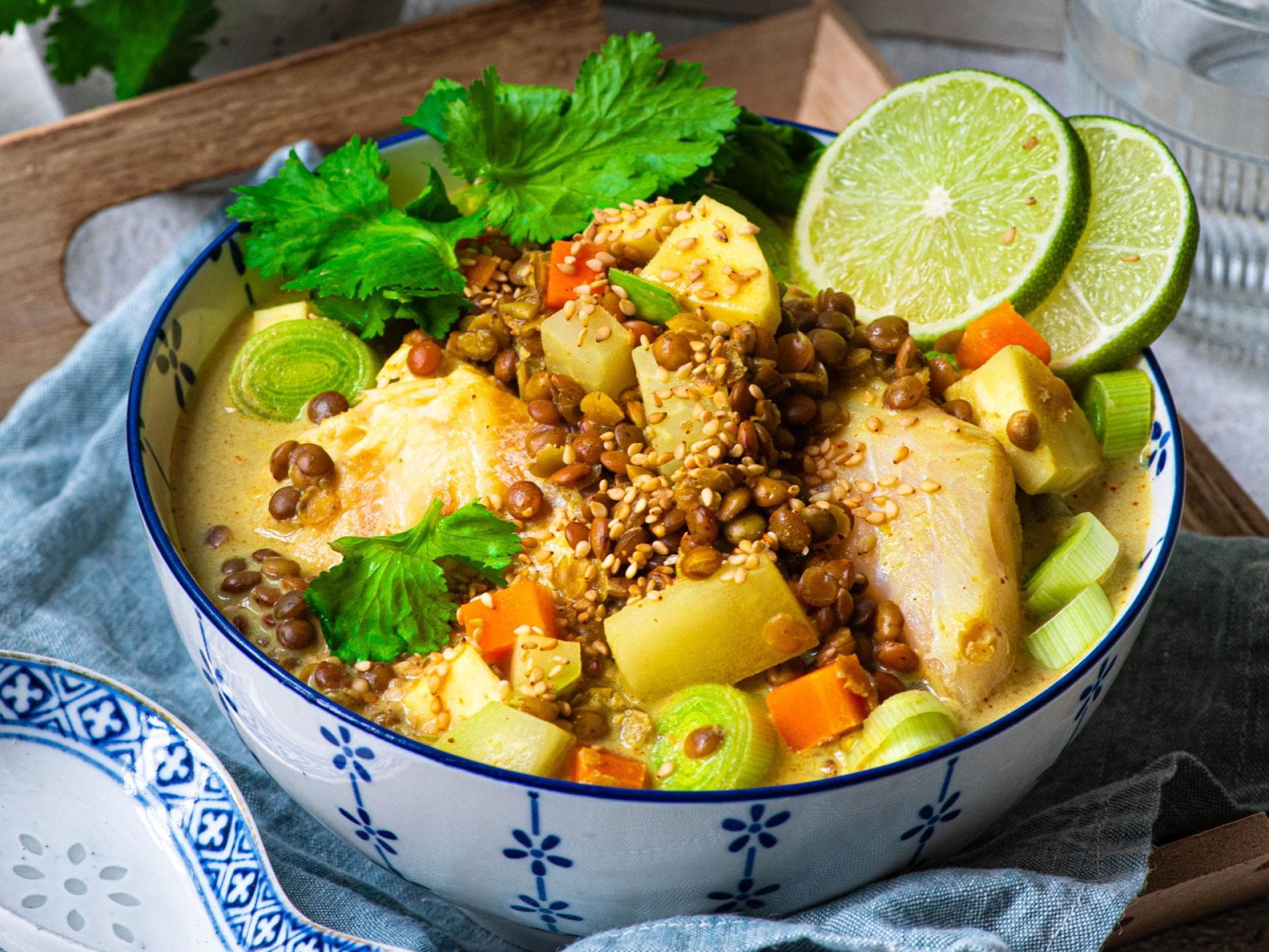 Fischeintopf mit Linsen Fischeintopf mit Linsen