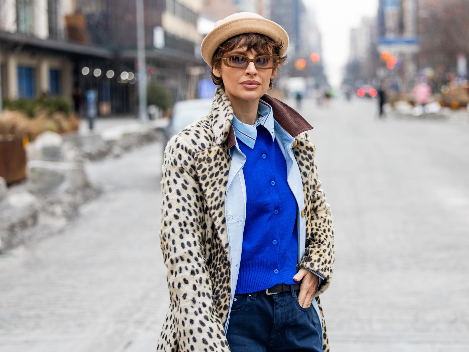 Ceruleanblau Streetstyle 