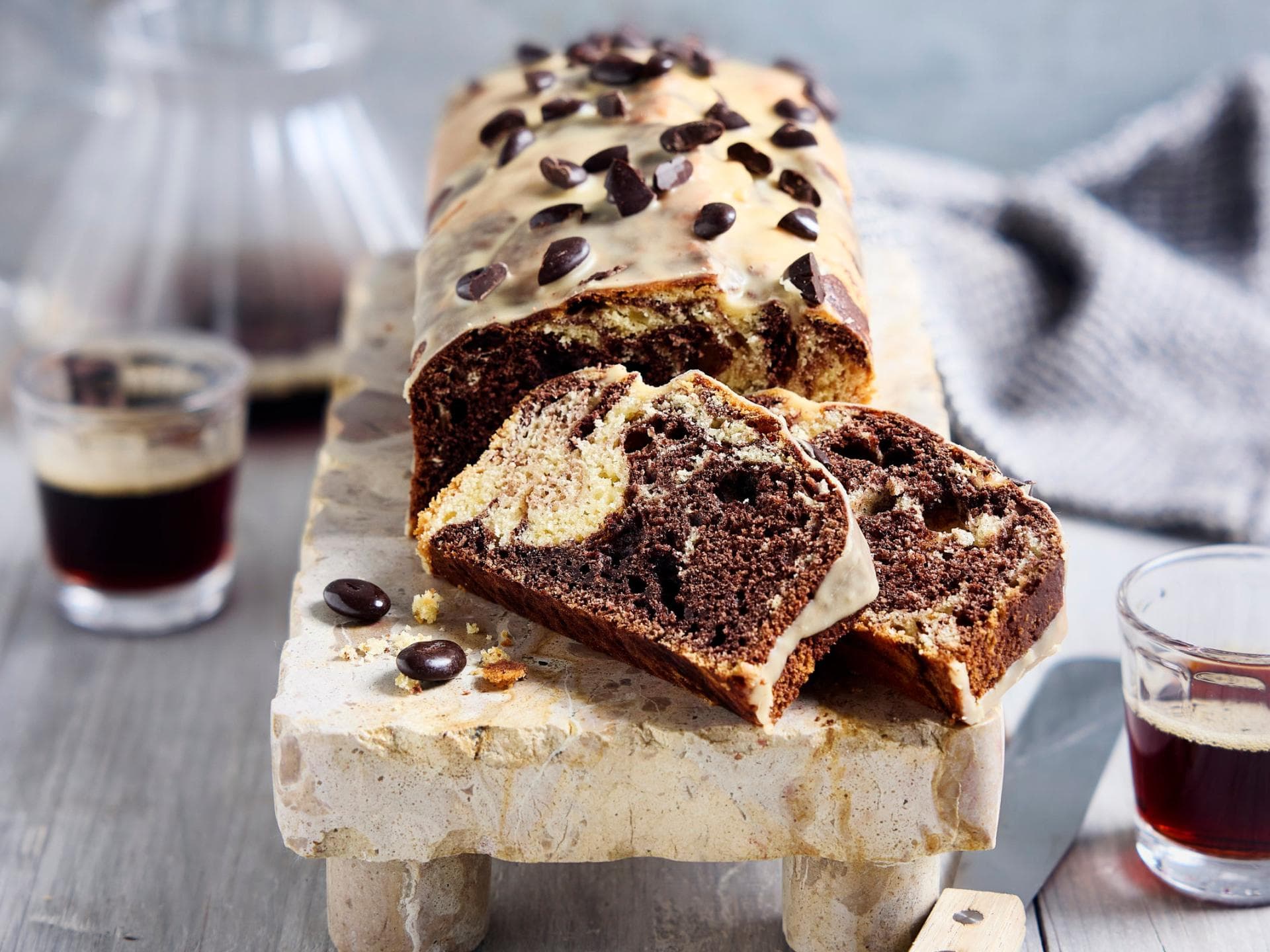 Espresso-Marmorkuchen