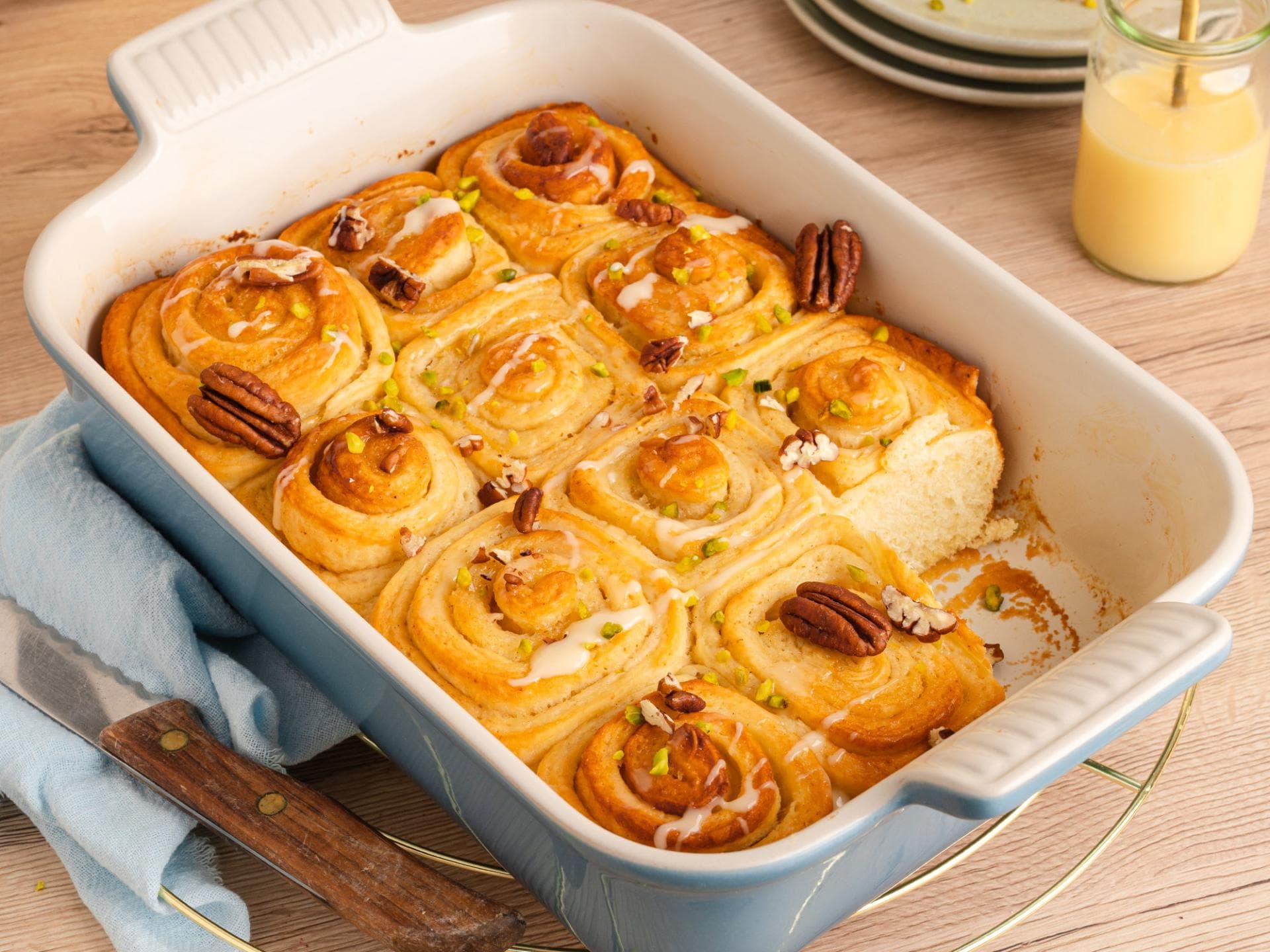 Eierlikör-Hefeschnecken 