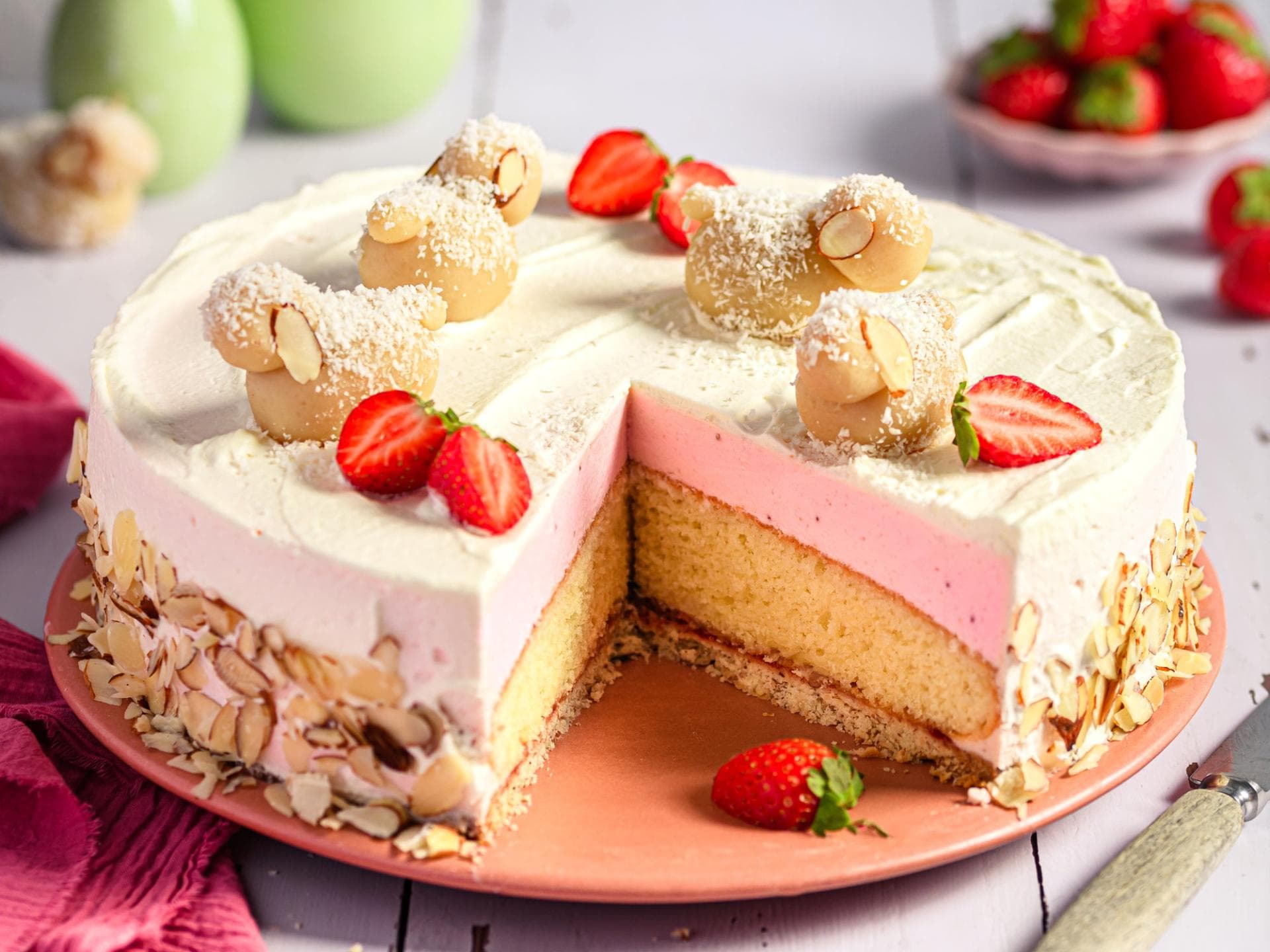Erdbeer-Ostertorte 