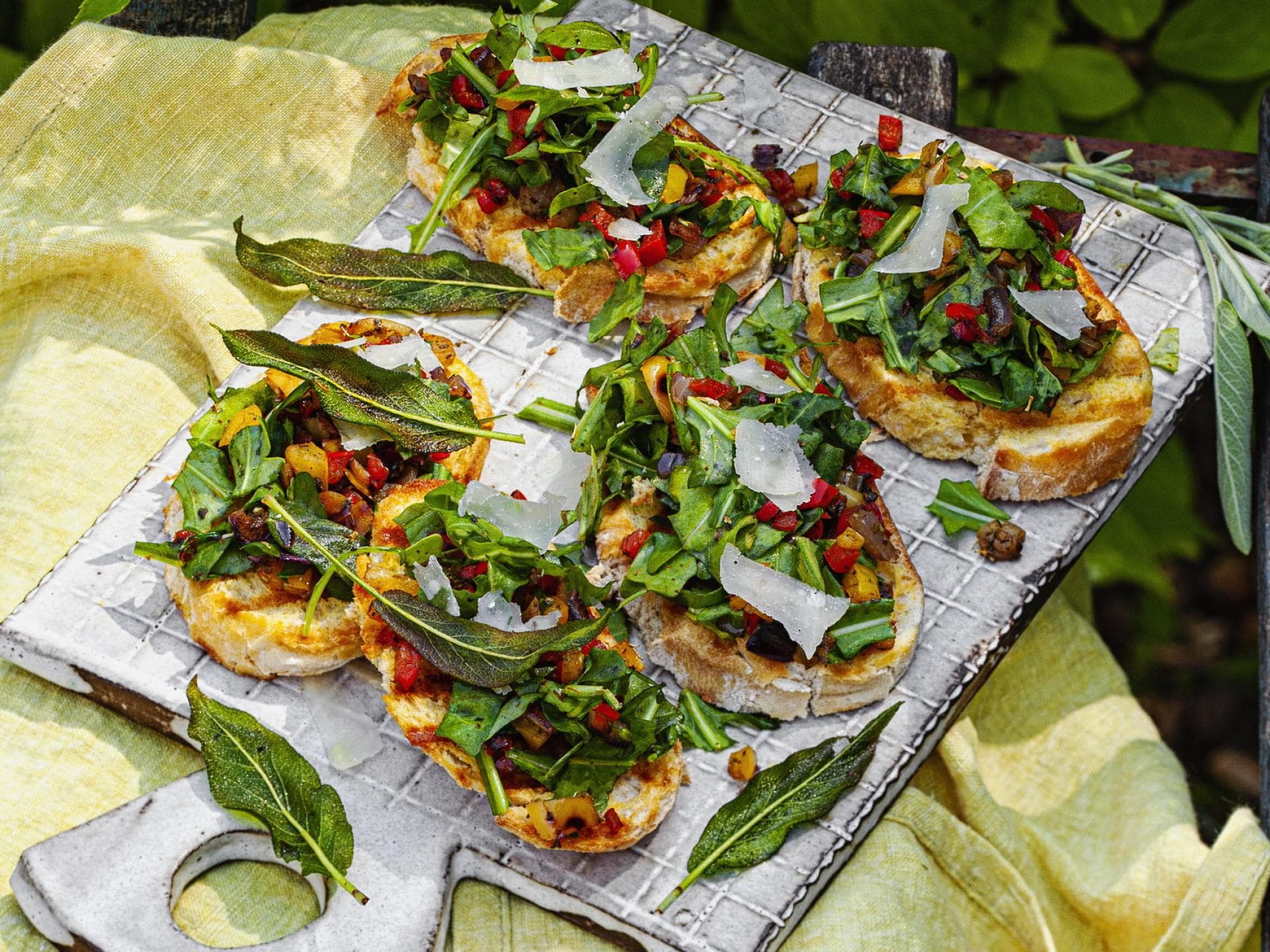 Bruschetta vom Grill 