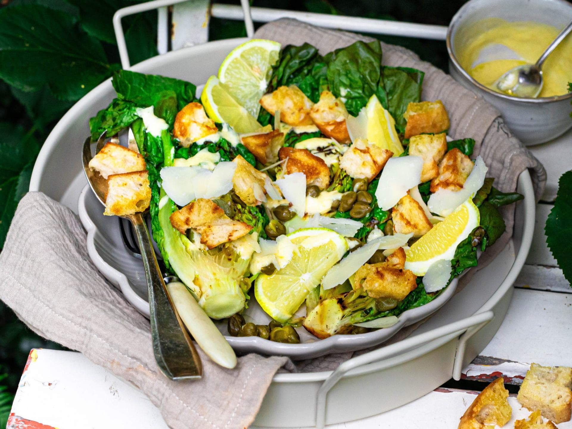 Gegrillter Caesars-Salat