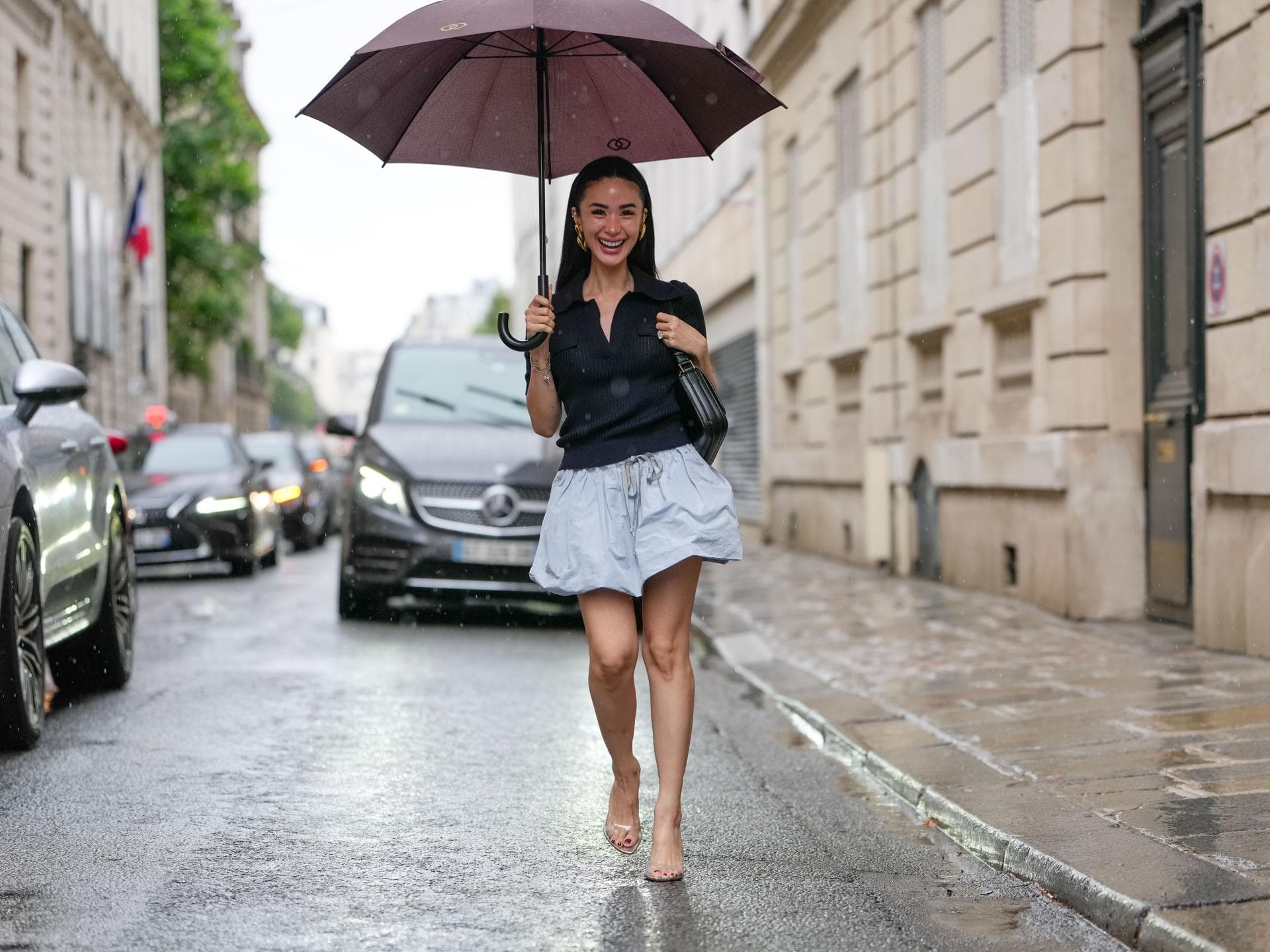 Outfits für den Sommerregen 