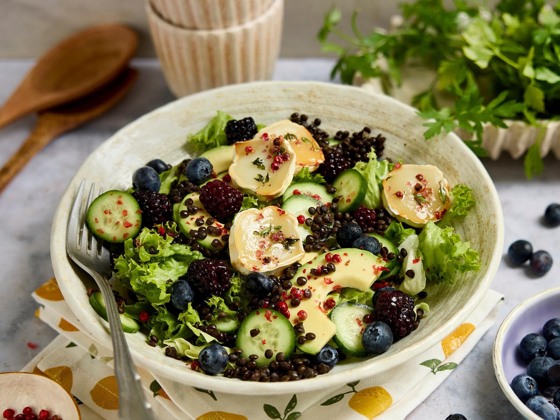 Avocado-Linsensalat 
