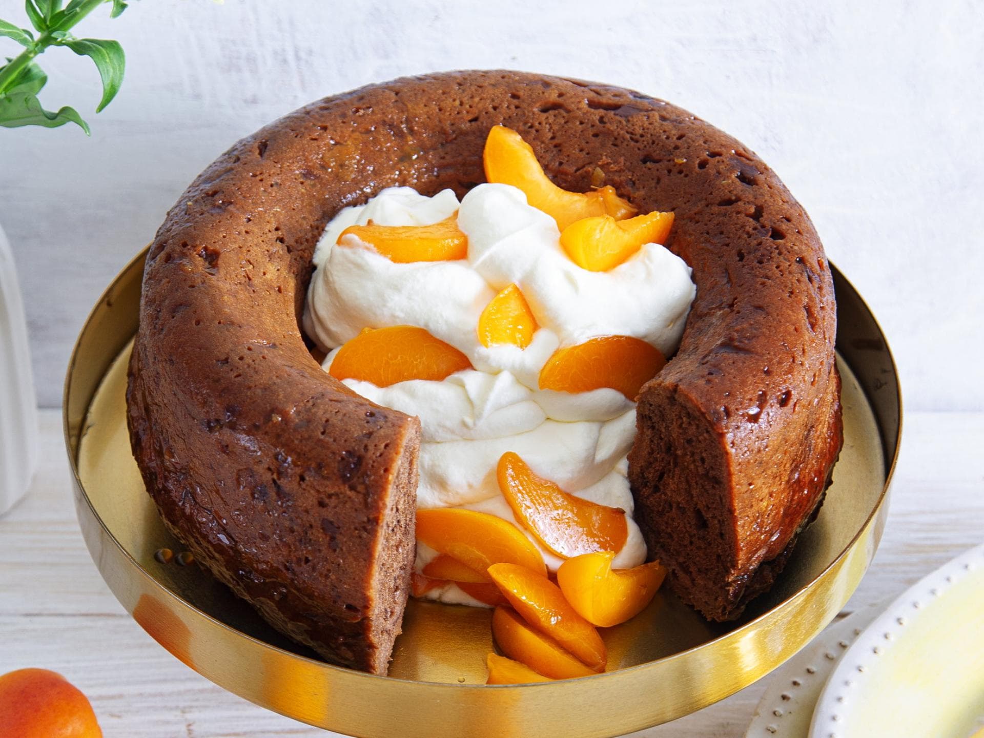 Schoko-Aprikosen-Savarin Schoko-Aprikosen-Savarin