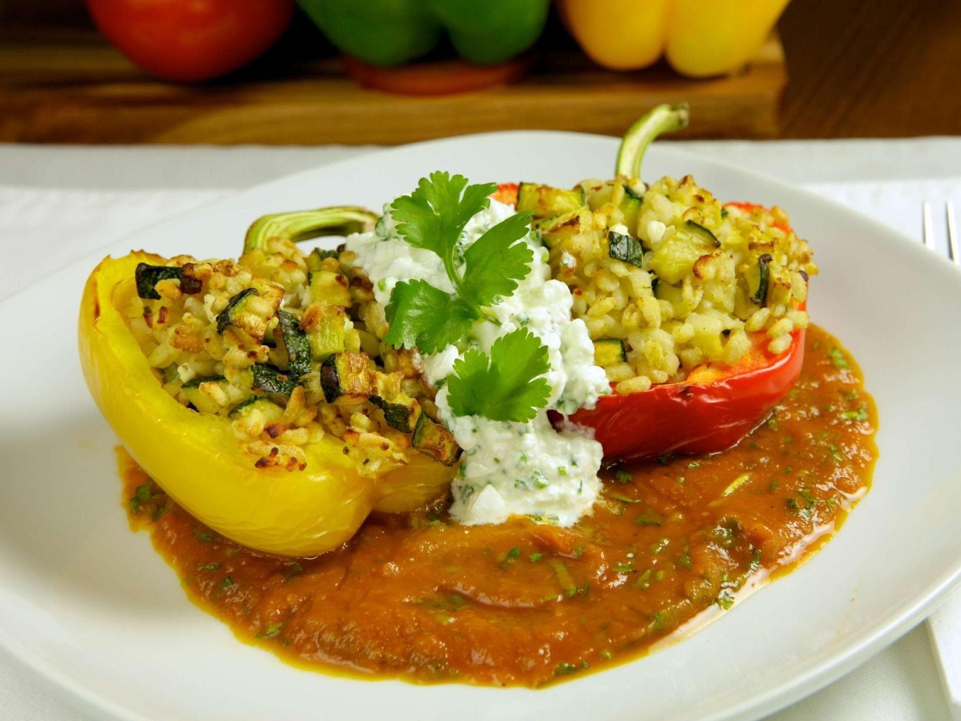 Gefüllte Paprika