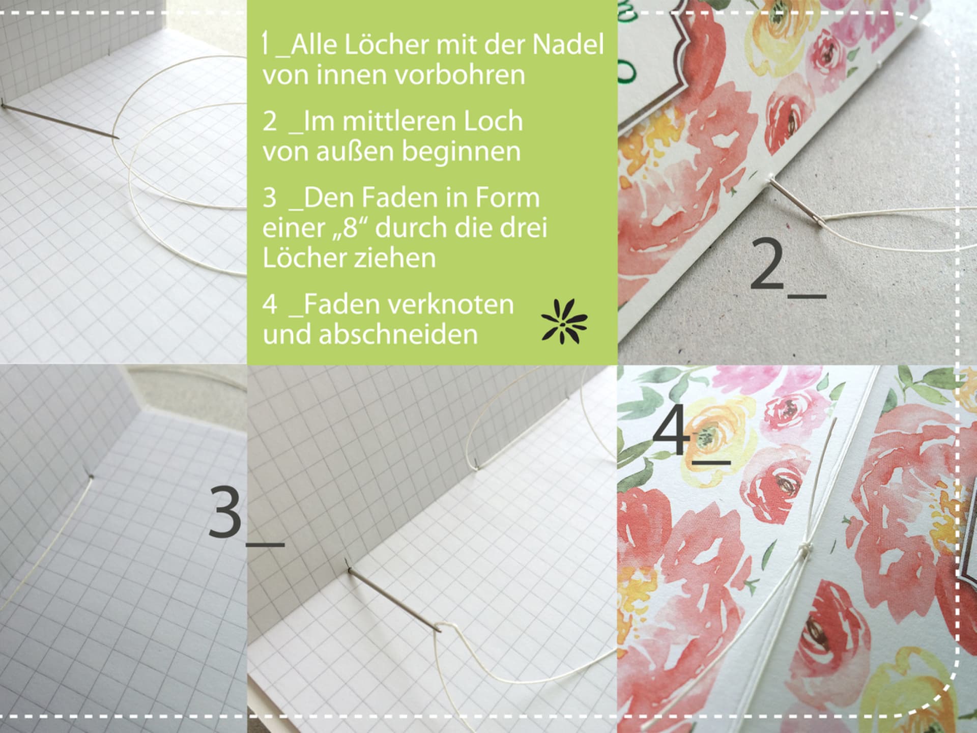 DIY Notizbuch selber machen DIY Notizbuch selbermachen