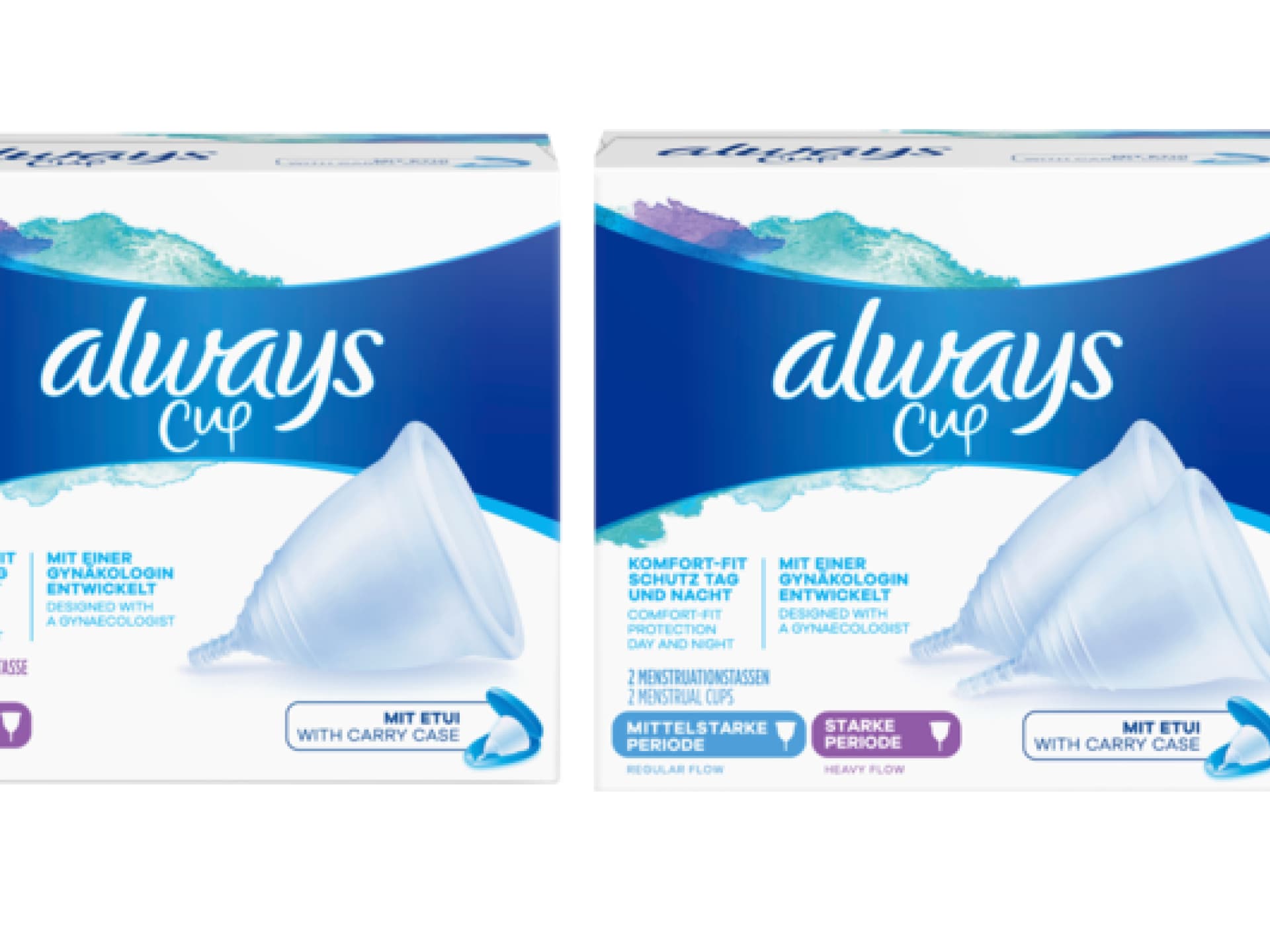 Der Always Cup ist in der Drogerie für ca. 22,50 Euro pro Stück erhältlich. Das Starter Kit mit beiden Tassengrößen gibt es für ca. 35 Euro. Der Always Cup ist in der Drogerie für ca. 22,50 Euro pro Stück erhältlich. Das Starter Kit mit beiden Tassengrößen gibt es für ca. 35 Euro.