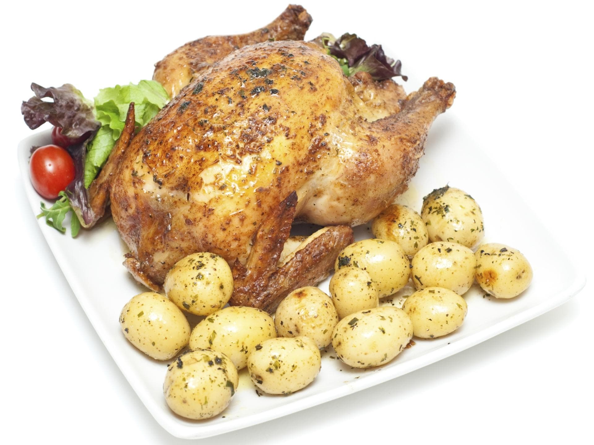 Brathähnchen mit Kartoffeln - So gelingt Ihnen das perfekte Brathähnchen