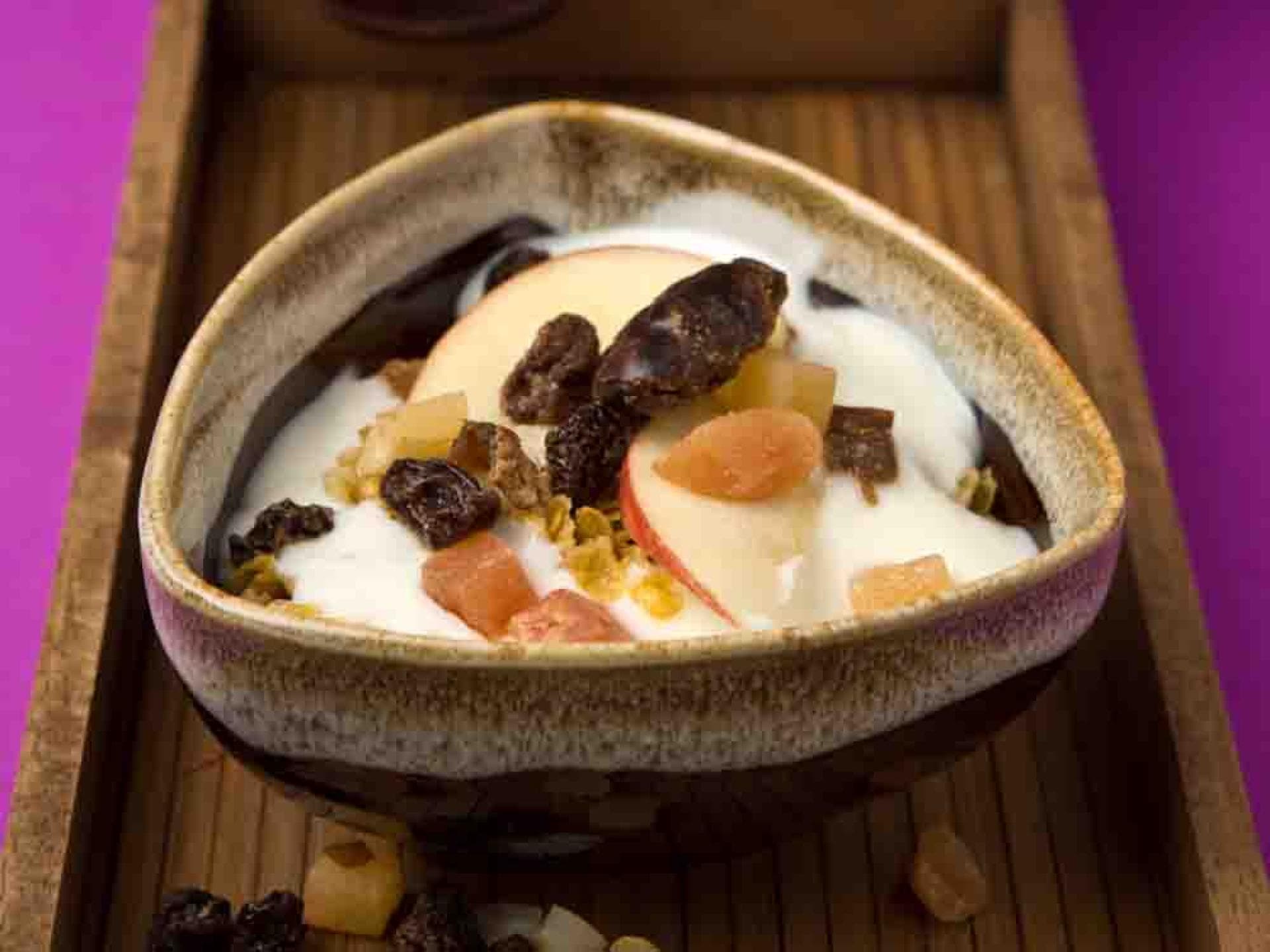 Apfel-Müsli mit Joghurt