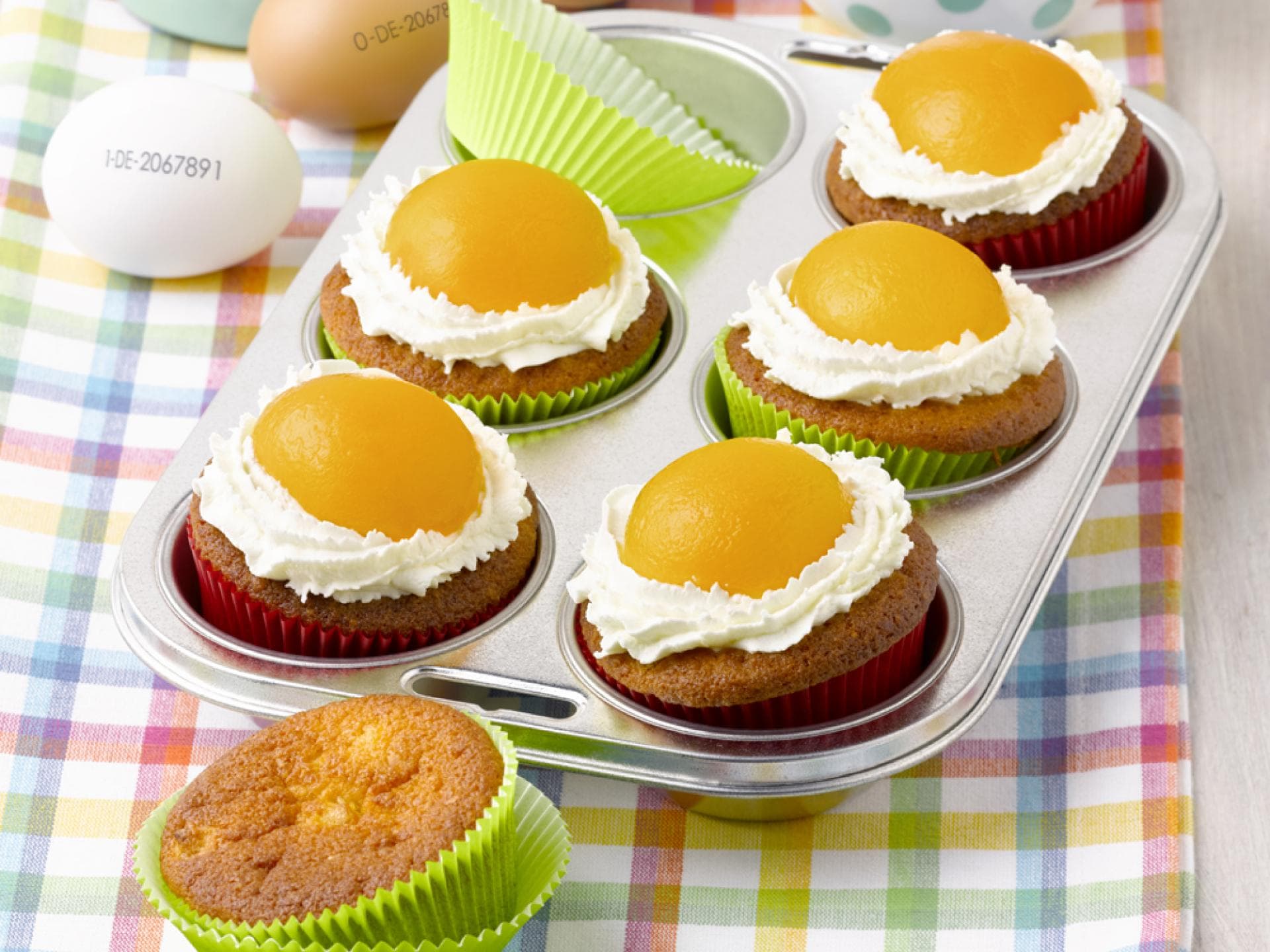 Aprikosen-Cupcakes