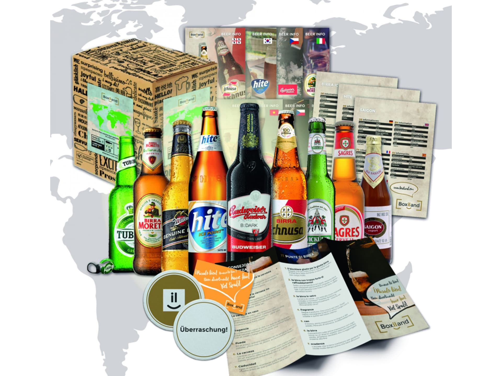 Geschenkset „Bier-Weltreise“