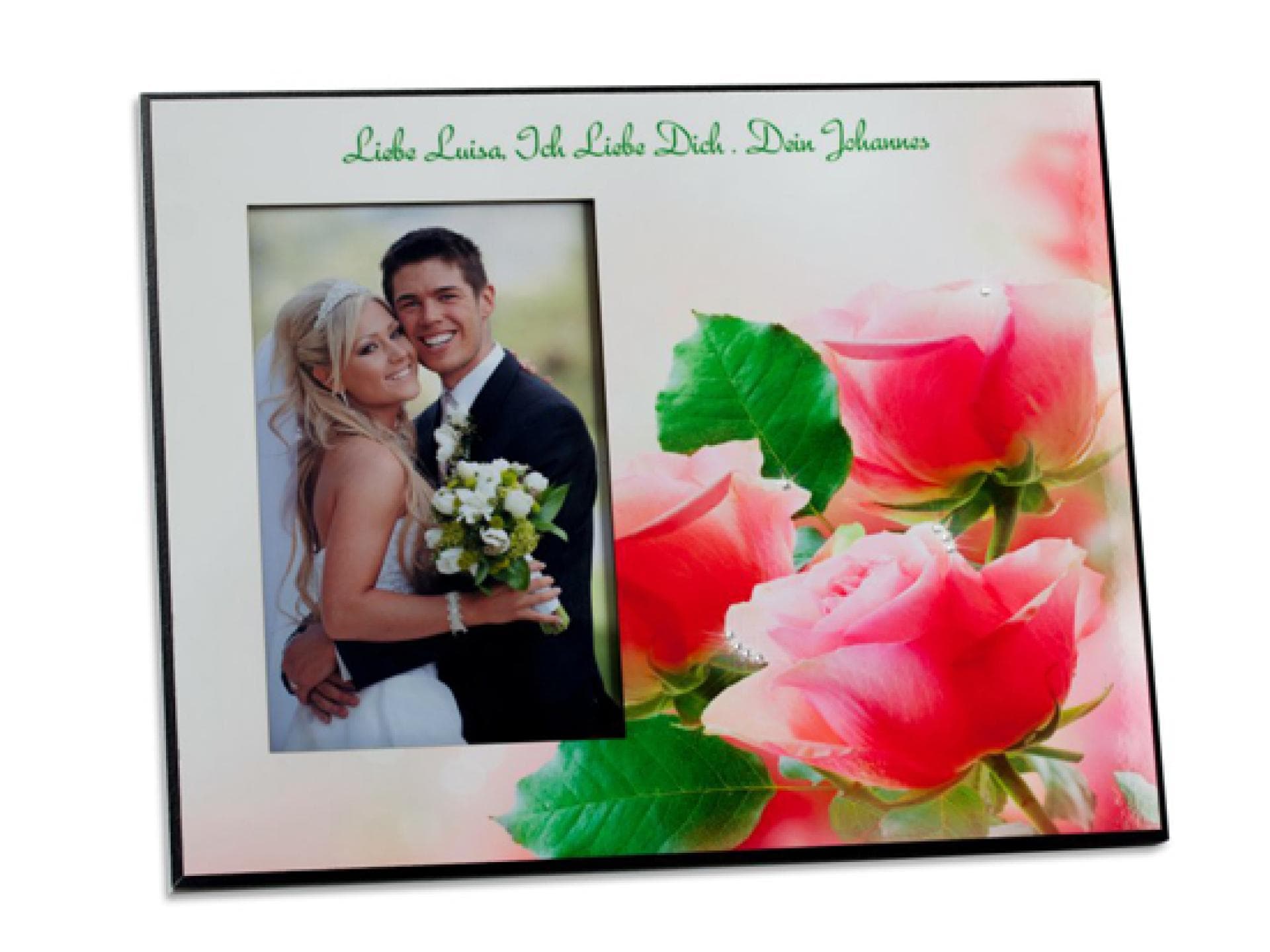 Bilderrahmen Rosen Bilderrahmen mit Rosendesign