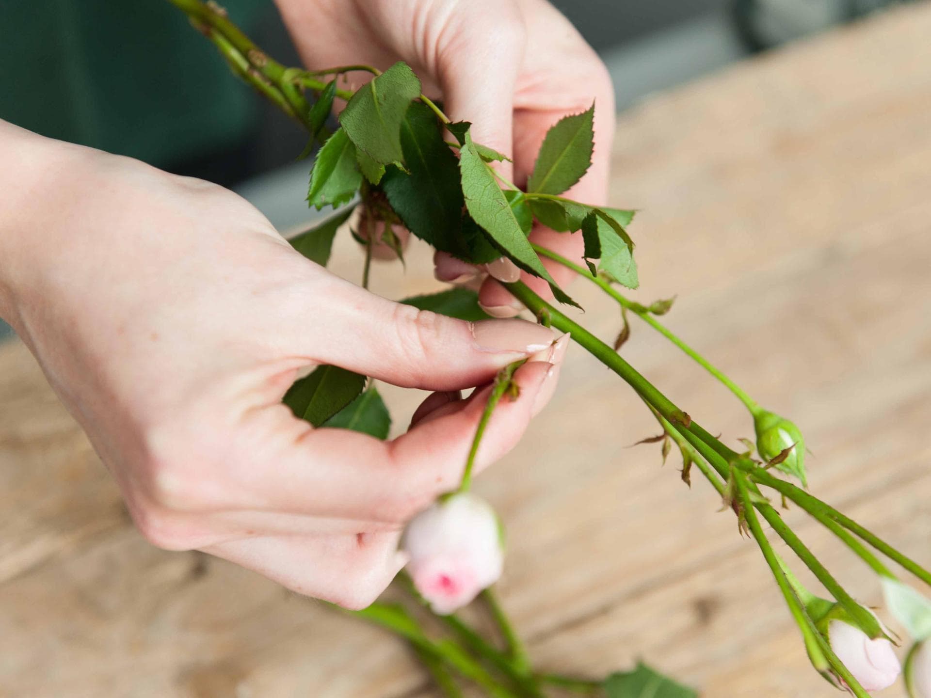 Blumenkranz für die Haare selber machen - Schritt 4