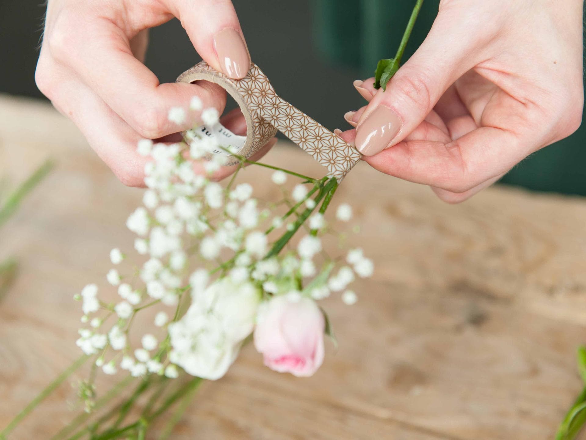 Blumenkranz für die Haare selber machen - Schritt 5