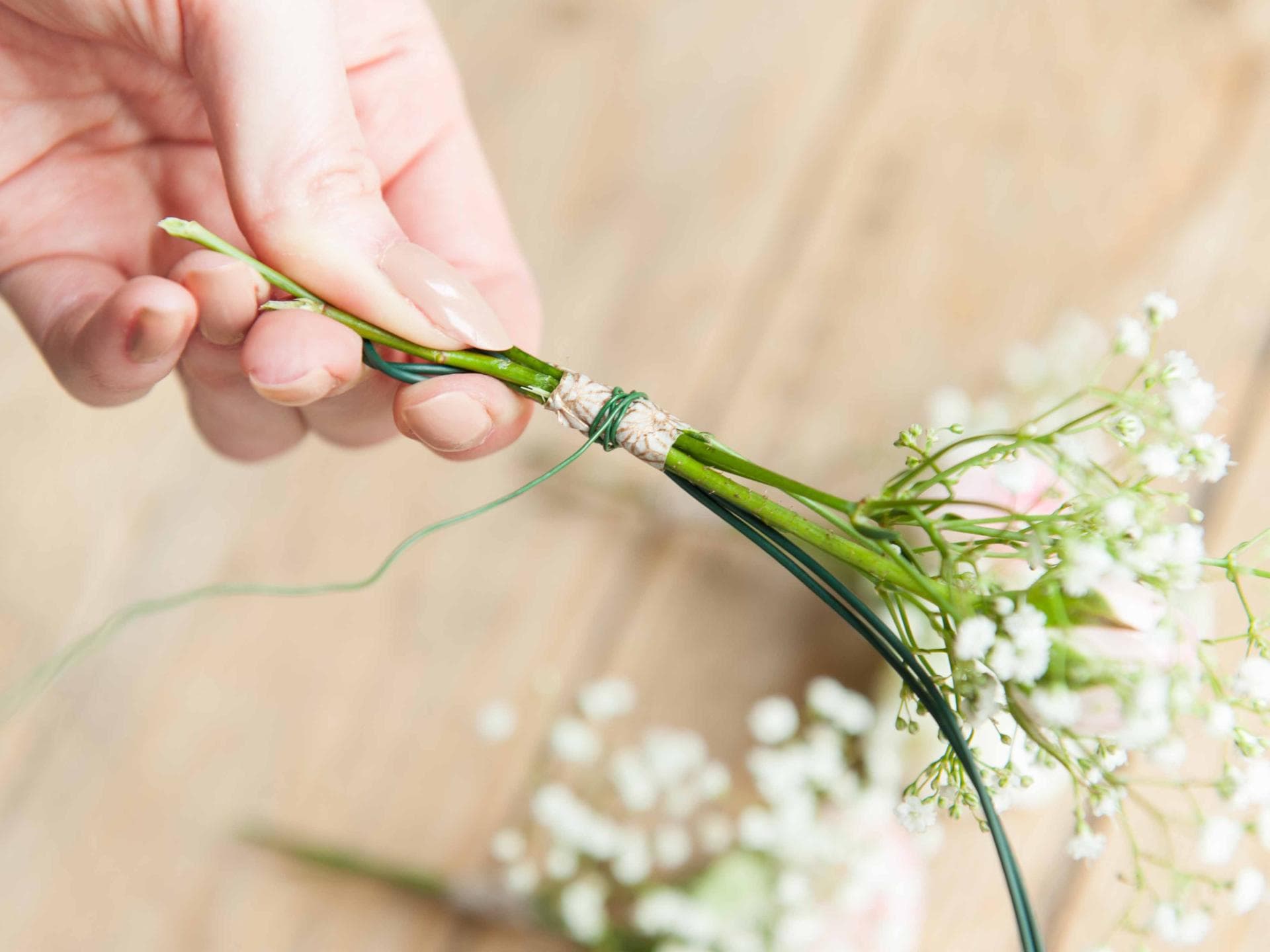 Blumenkranz für die Haare selber machen - Schritt 8