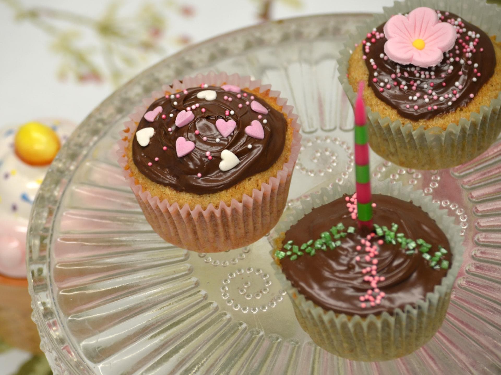 Geburtstags Cupcake Topping