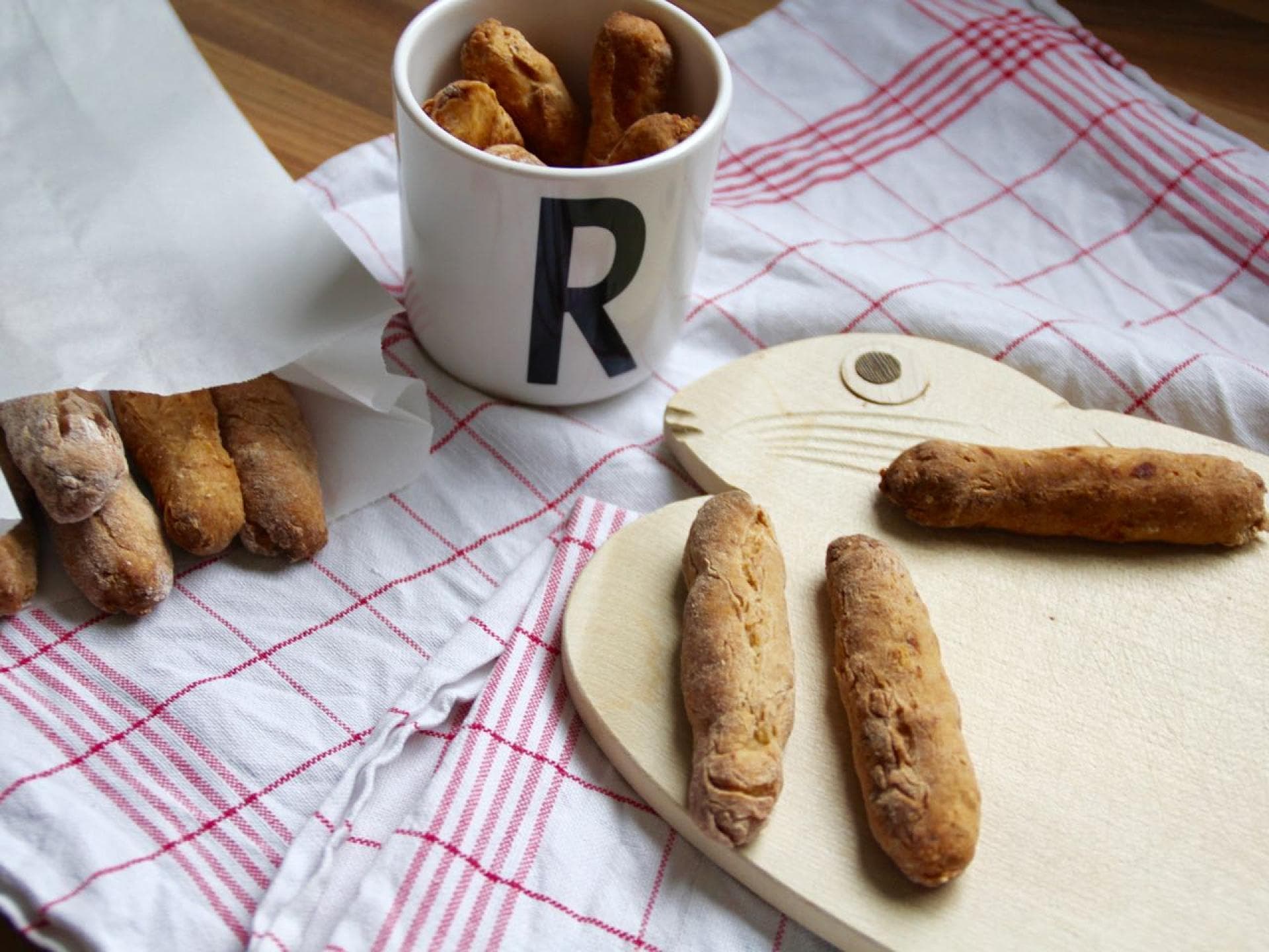 Dinkelstangen ohne Zucker selber machen Dinkelstangen ohne Zucker