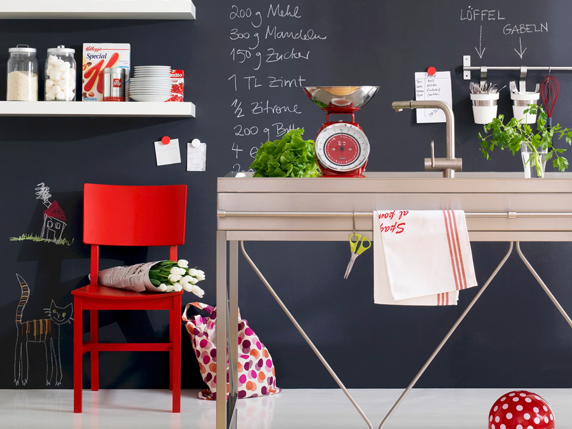 Tafelfarbe: DIY-Ideen