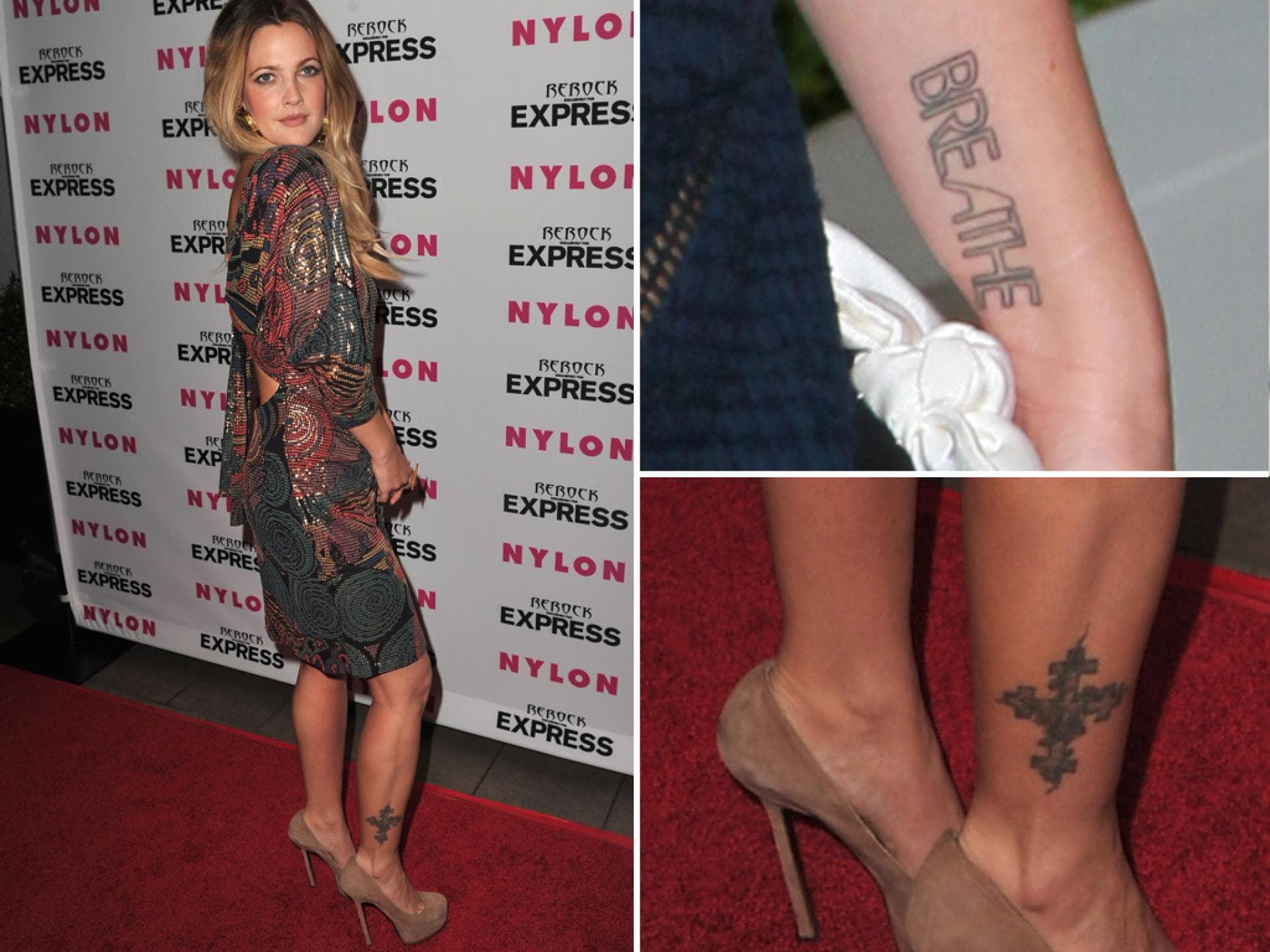 Drew Barrymore Tattoos Drew Barrymore Tattoos