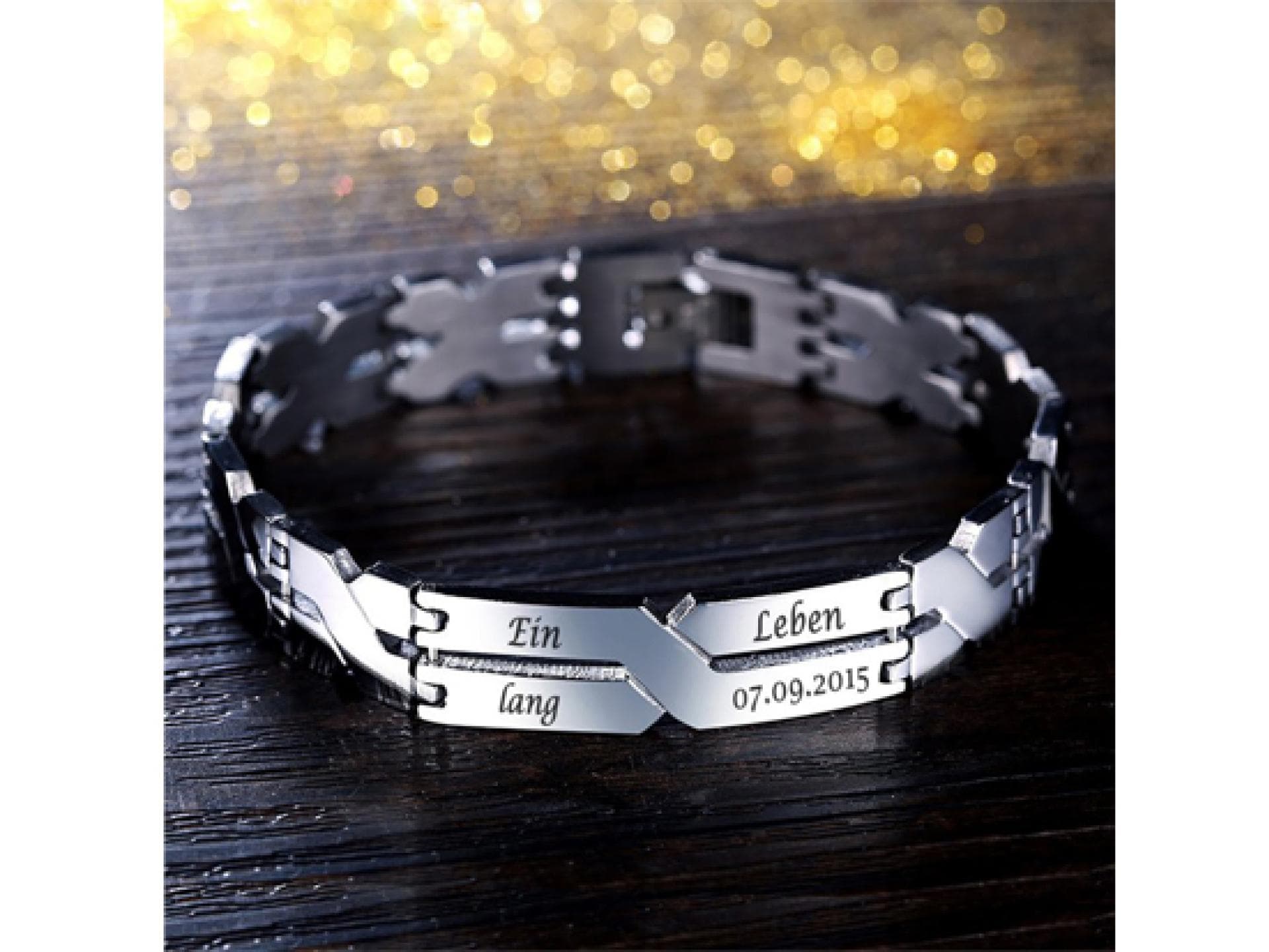 Edelstahlarmband Jahrestag Armband zum Jahrestag