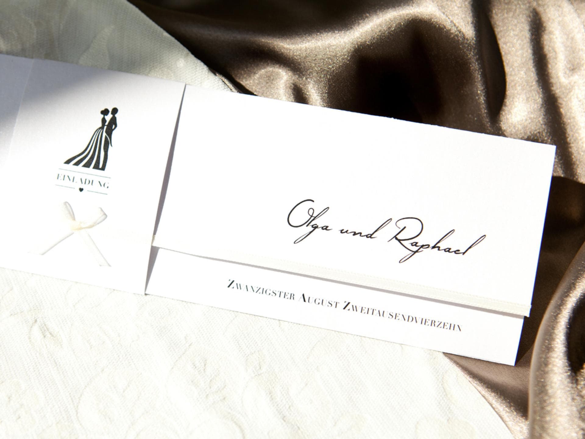 Selbstgemachte Hochzeitseinladung Selbstgemachte Hochzeitseinladung