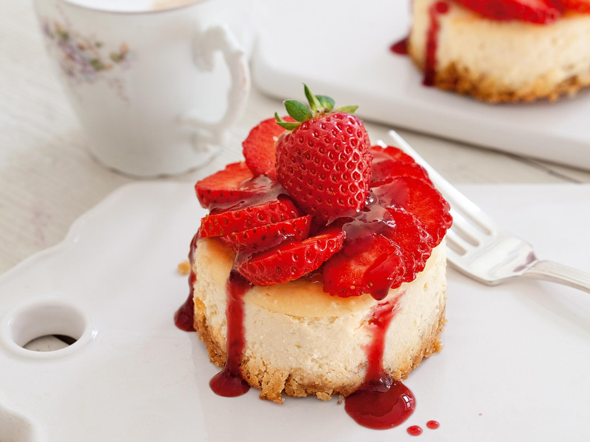 Erdbeercheesecake