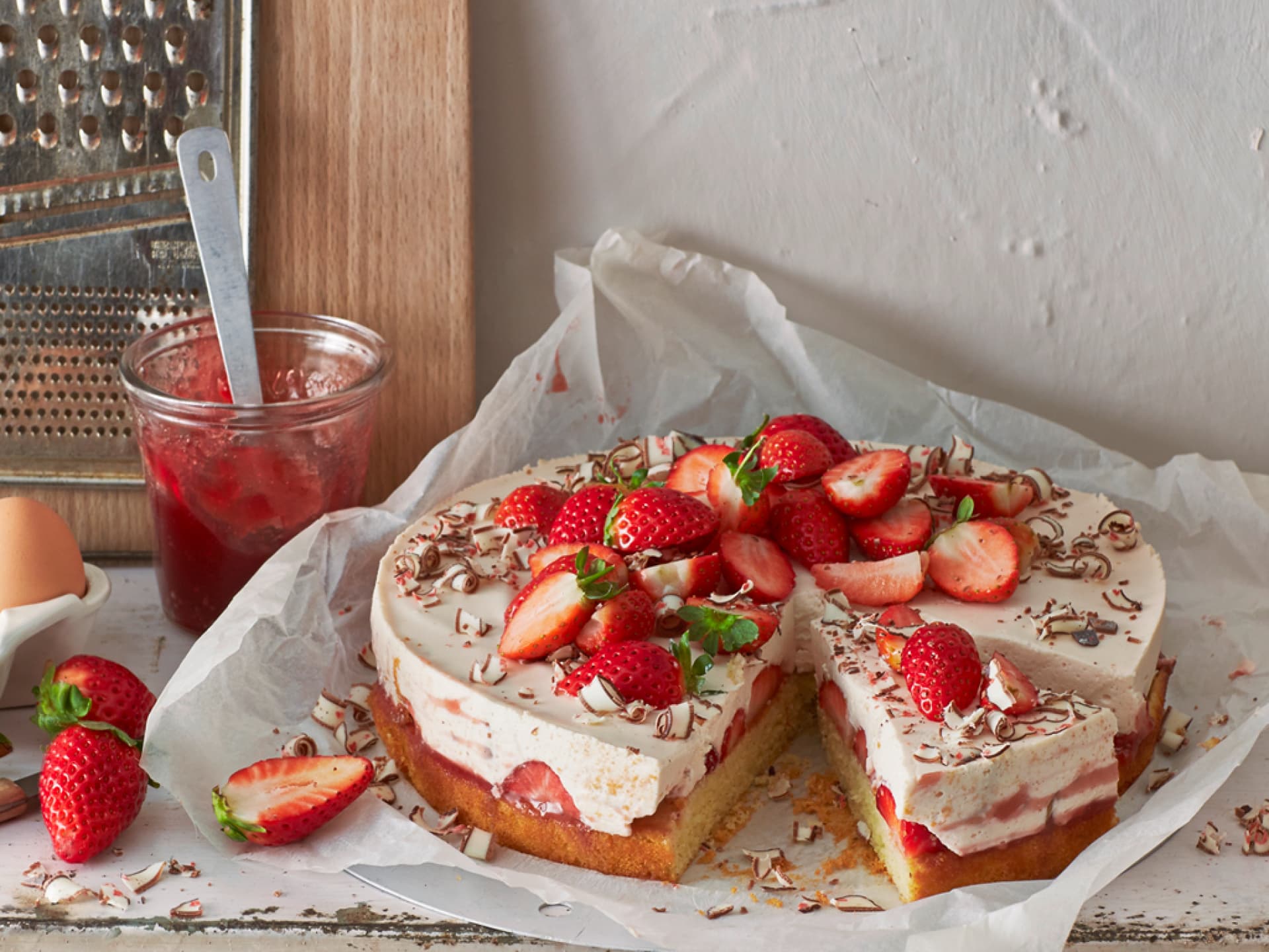 Erdbeer-Joghurt-Torte Erdbeer-Joghurt-Torte