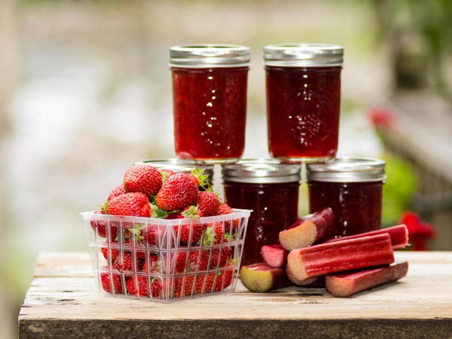 Erdbeer-Rhabarber-Marmelade Erdbeer-Rhabarber-Marmelade