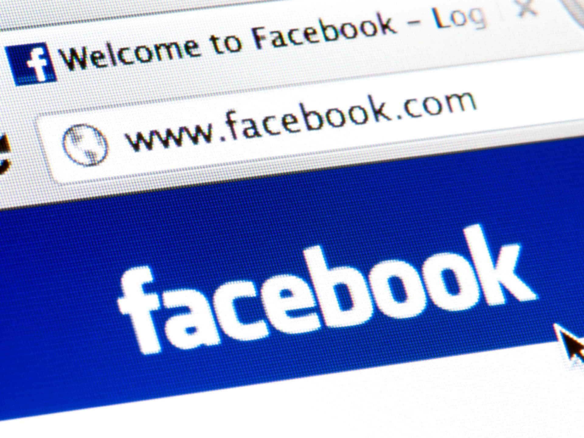 Bild der Facebook Website - Facebook: Pro und Contra 