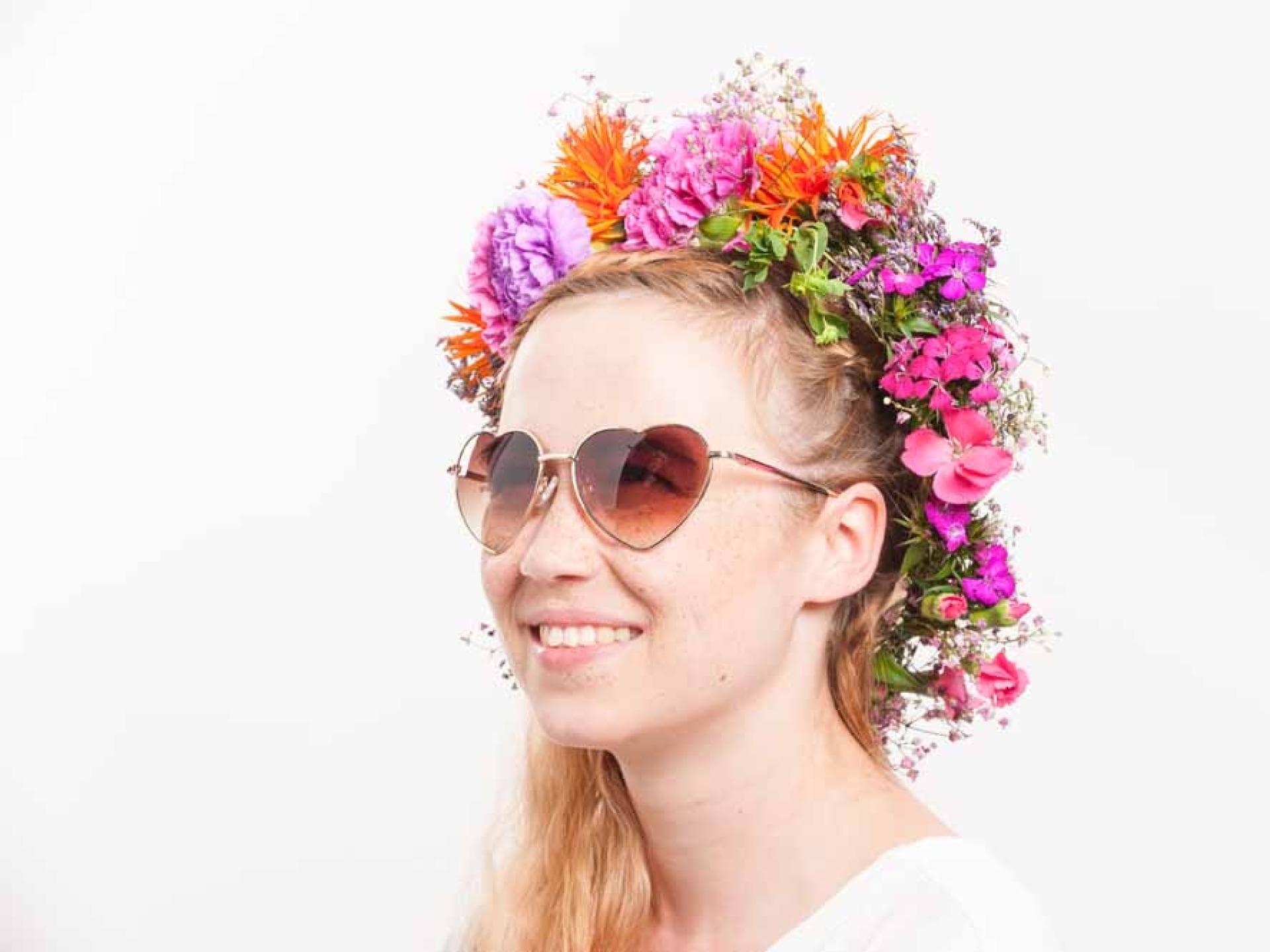 Blumenkranz für Festival