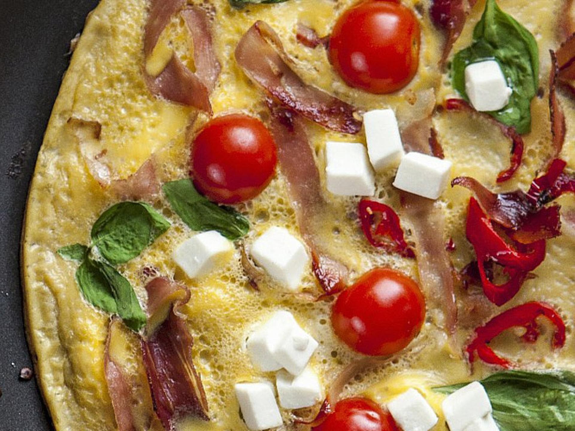 Laktosefreies Frühstücksomelett