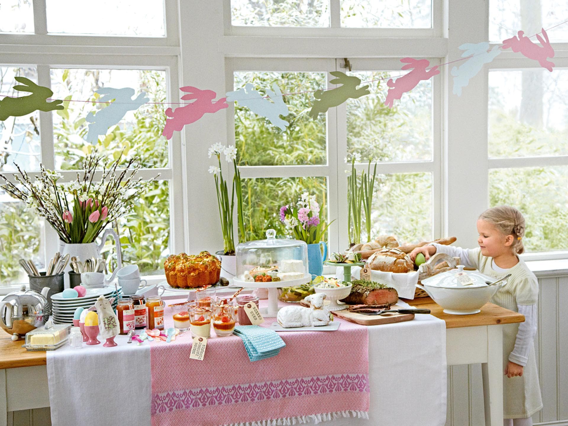 Gedeckter Tisch Ostern