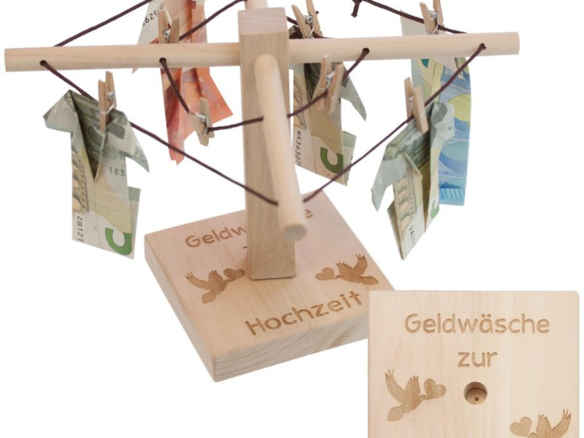 Wäschespinne Geldgeschenk