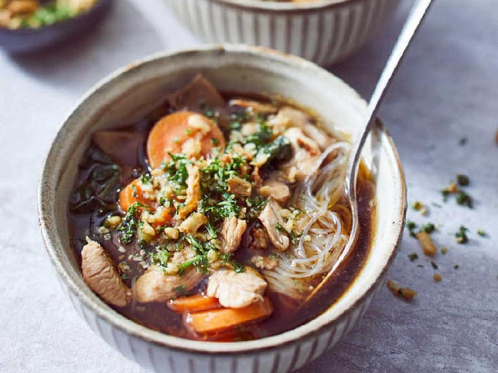 Thermomix-Rezept: Gemüse-Suppe asiatische Art