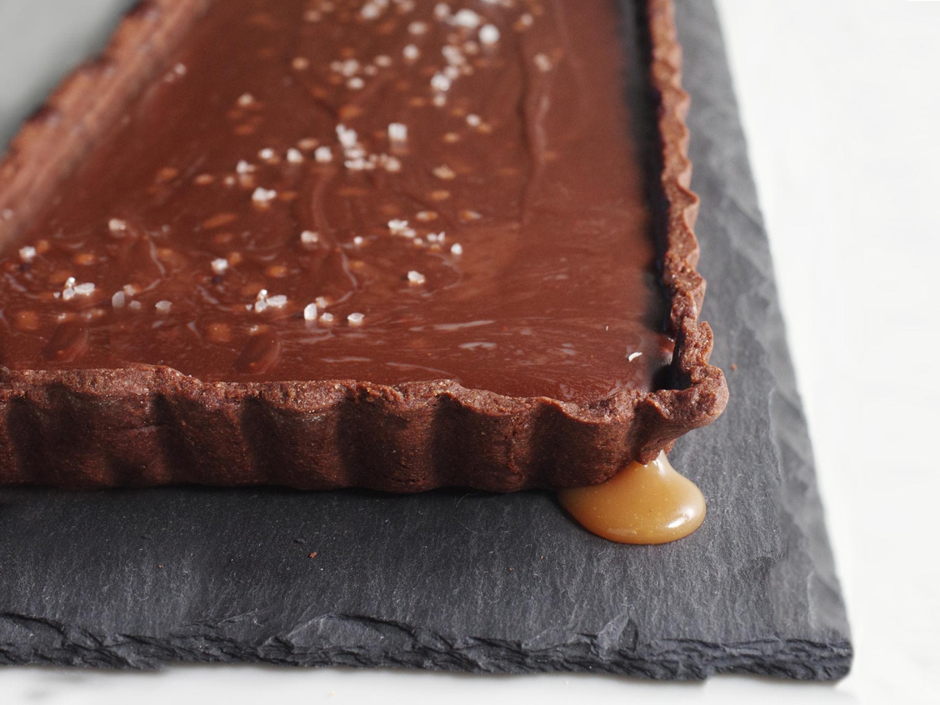 Gesalzene Karamelltarte Gesalzene Karamelltarte - Nach dem Rezept von Foodbloggerin auf urban-dining.com