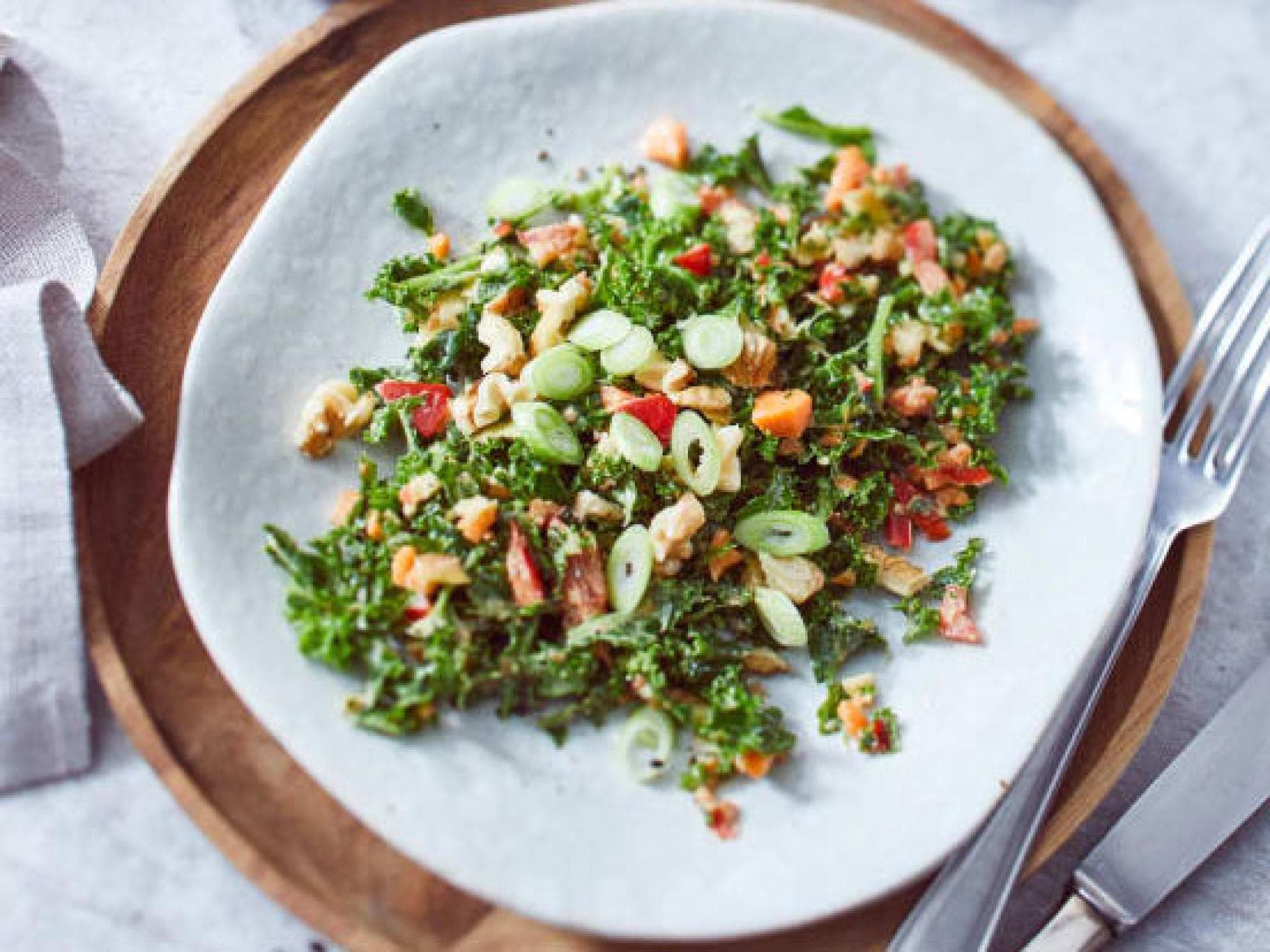 Thermomix-Rezept: Grünkohl-Paprika-Salat