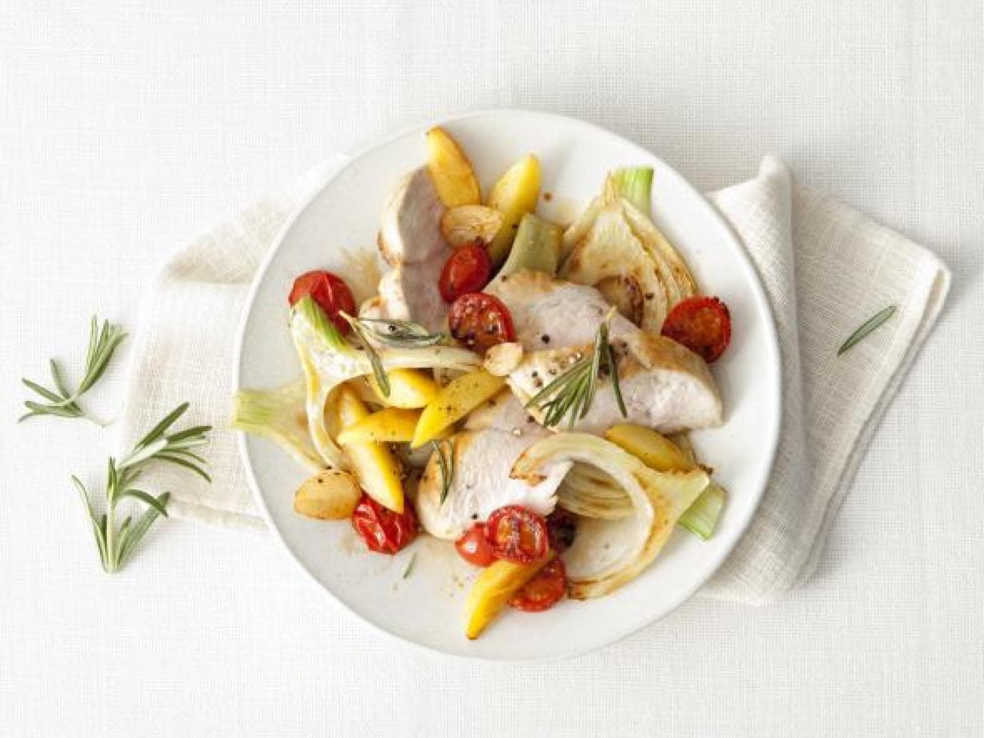 Hähnchenbrust mit Fenchel