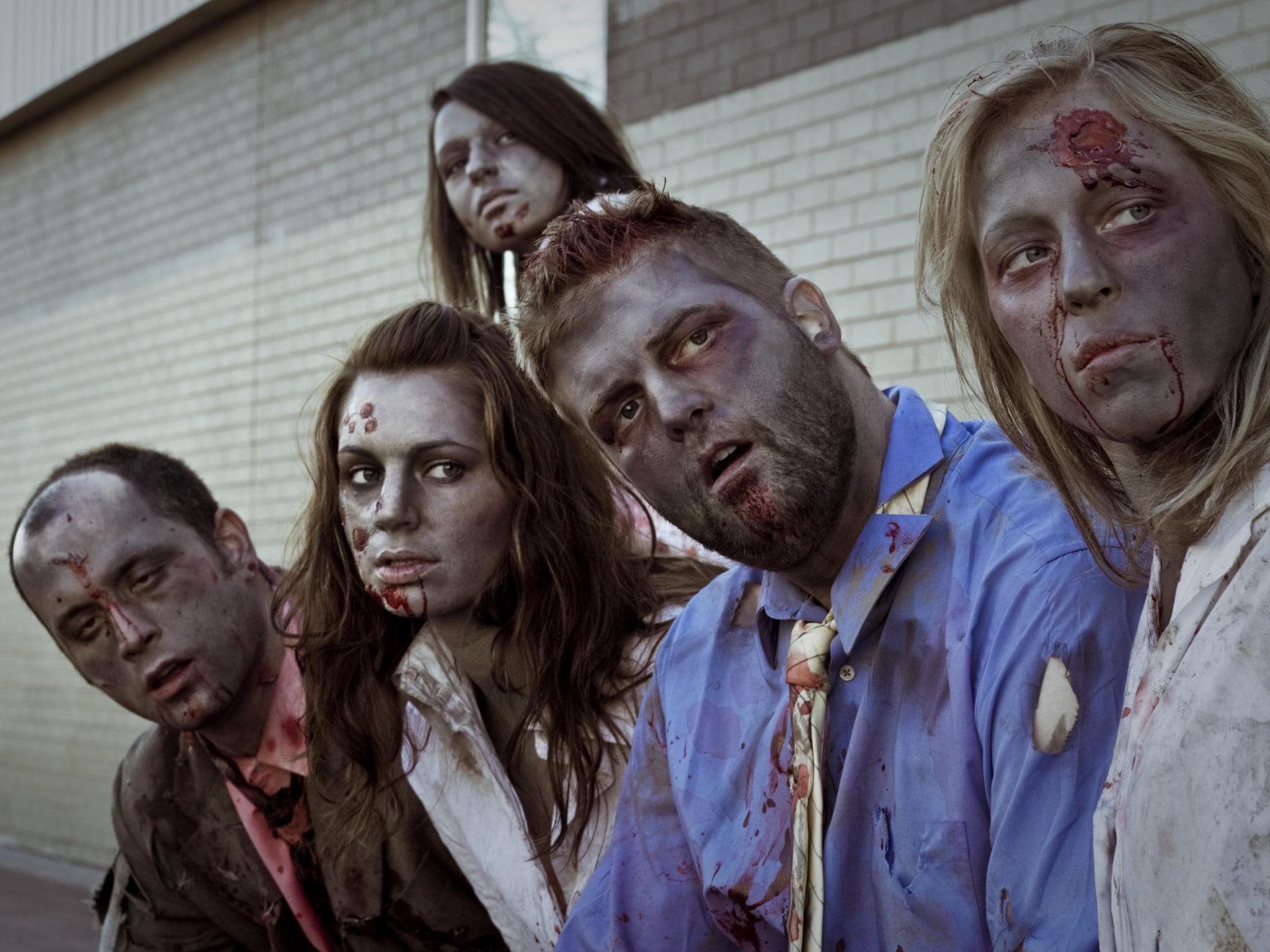 Zombie-Make-up Halloween