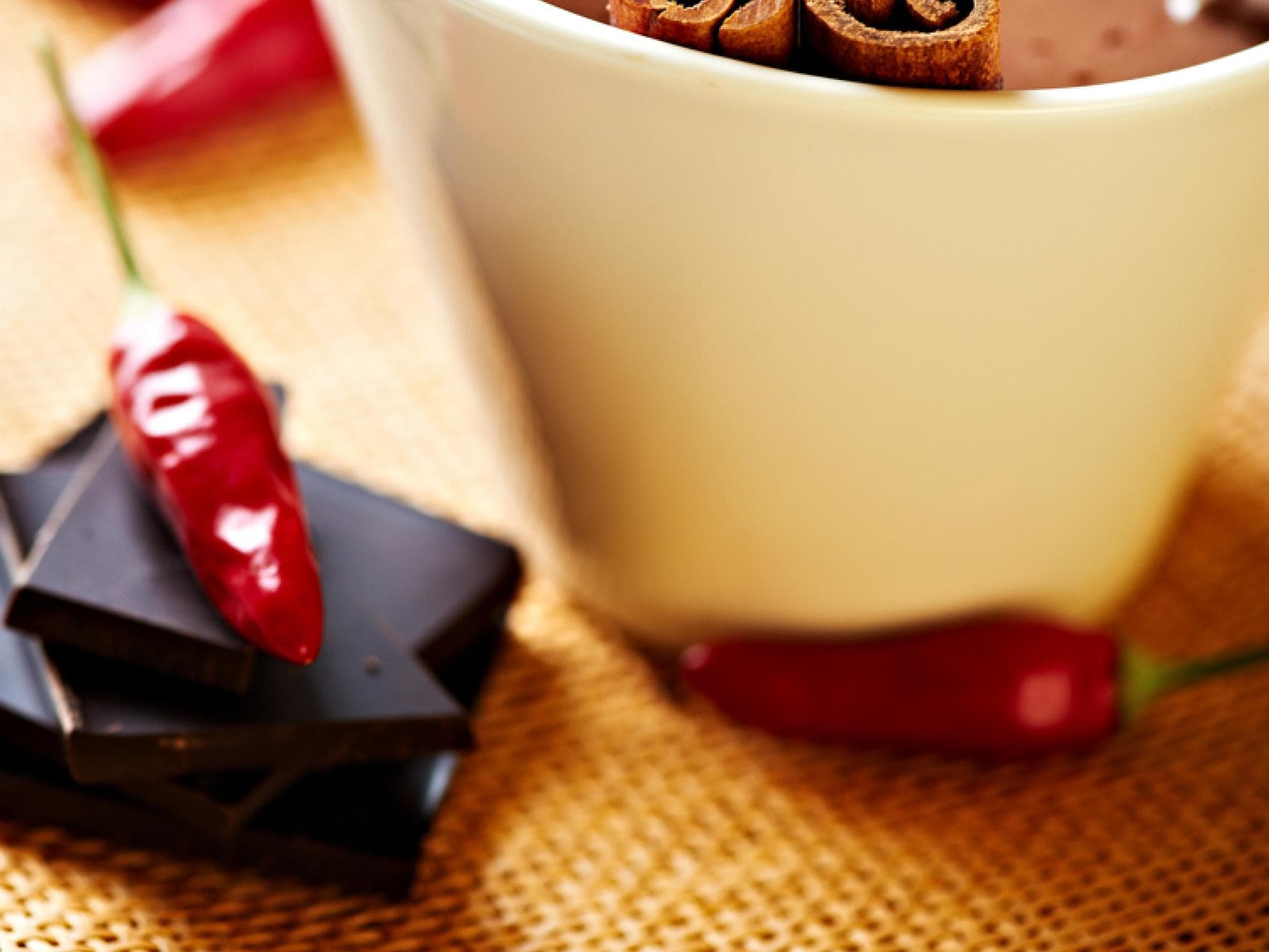 Heiße Schokolade mit Chili