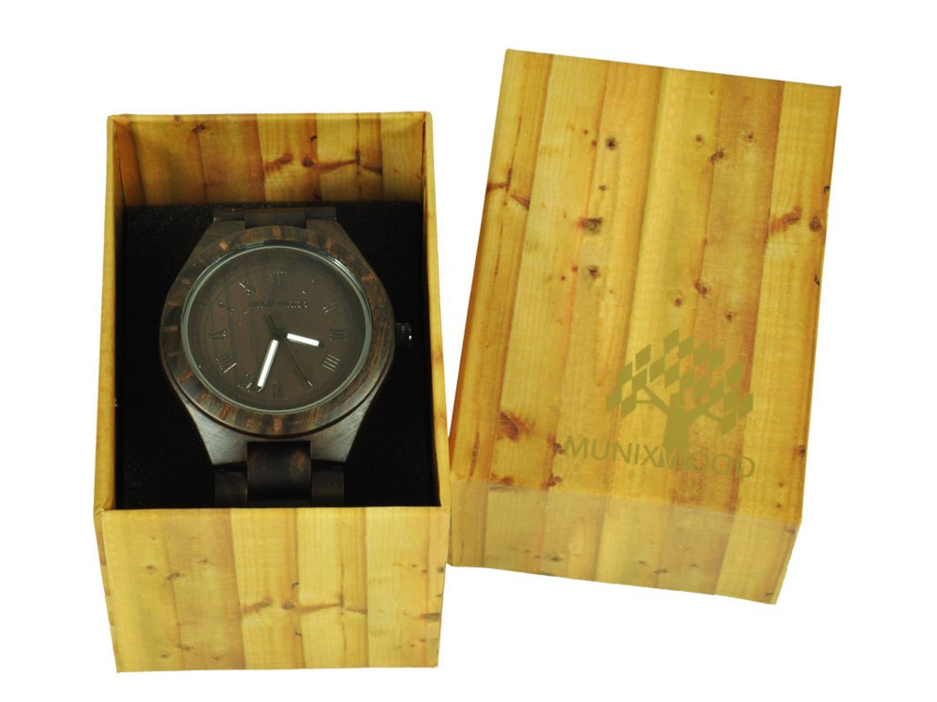Herrenuhr aus Sandelholz