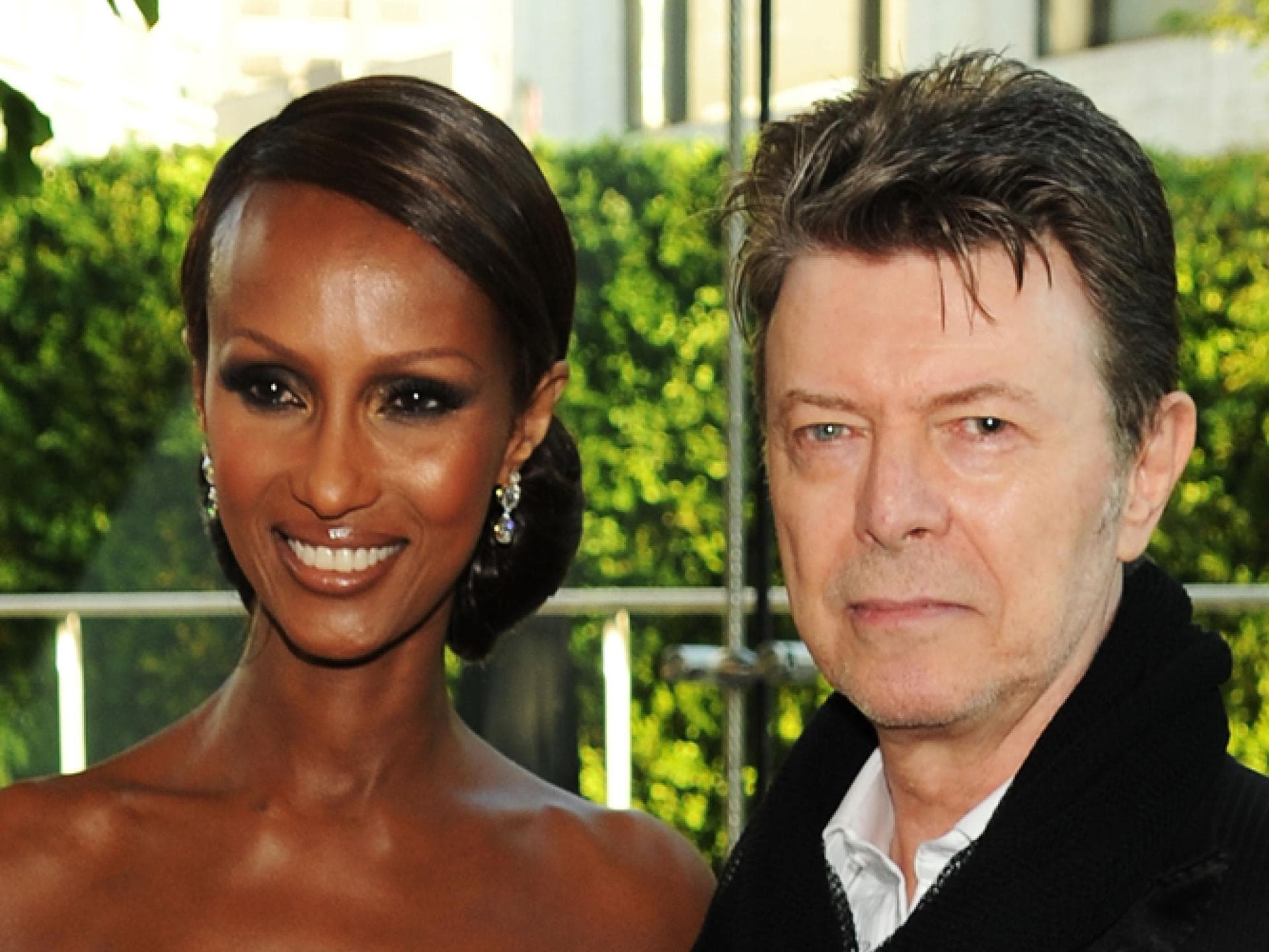 Model Iman & David Bowie