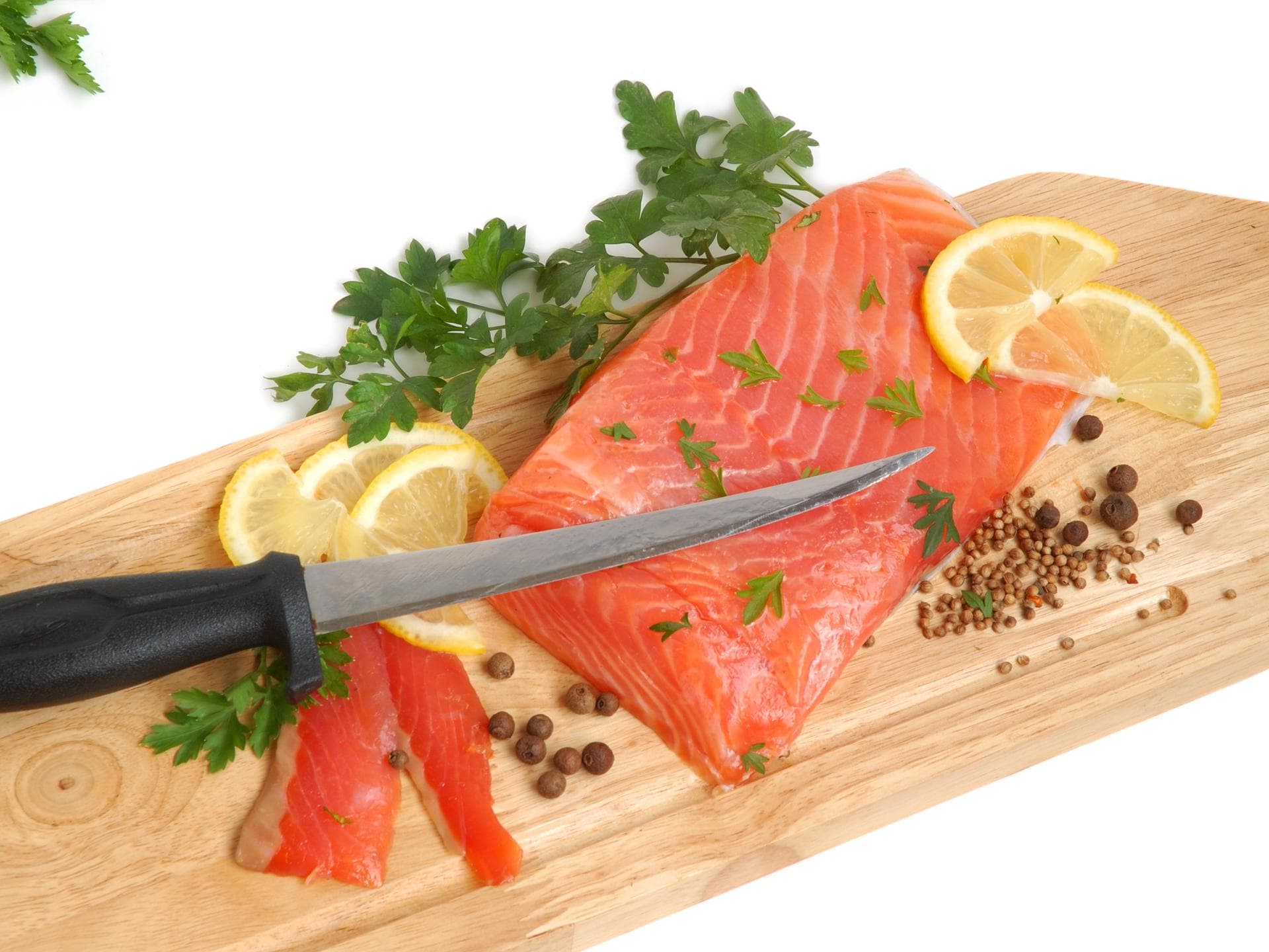Indisch gebeiztes Lachsfilet Indisch gebeiztes Lachsfilet